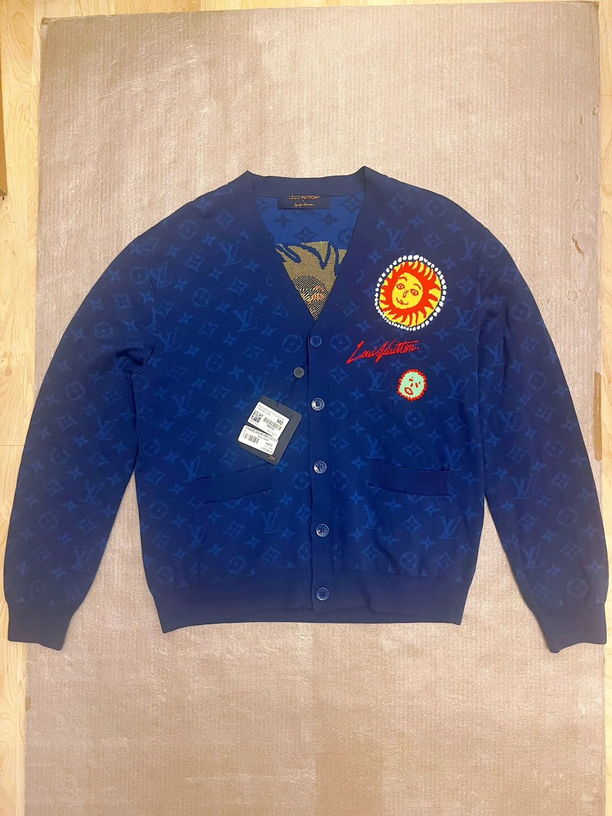 Louis Vuitton Louis Vuitton Luxury Open-Chest Button Sweater Size US M / EU 48-50 / 2 - 1 Thumbnail