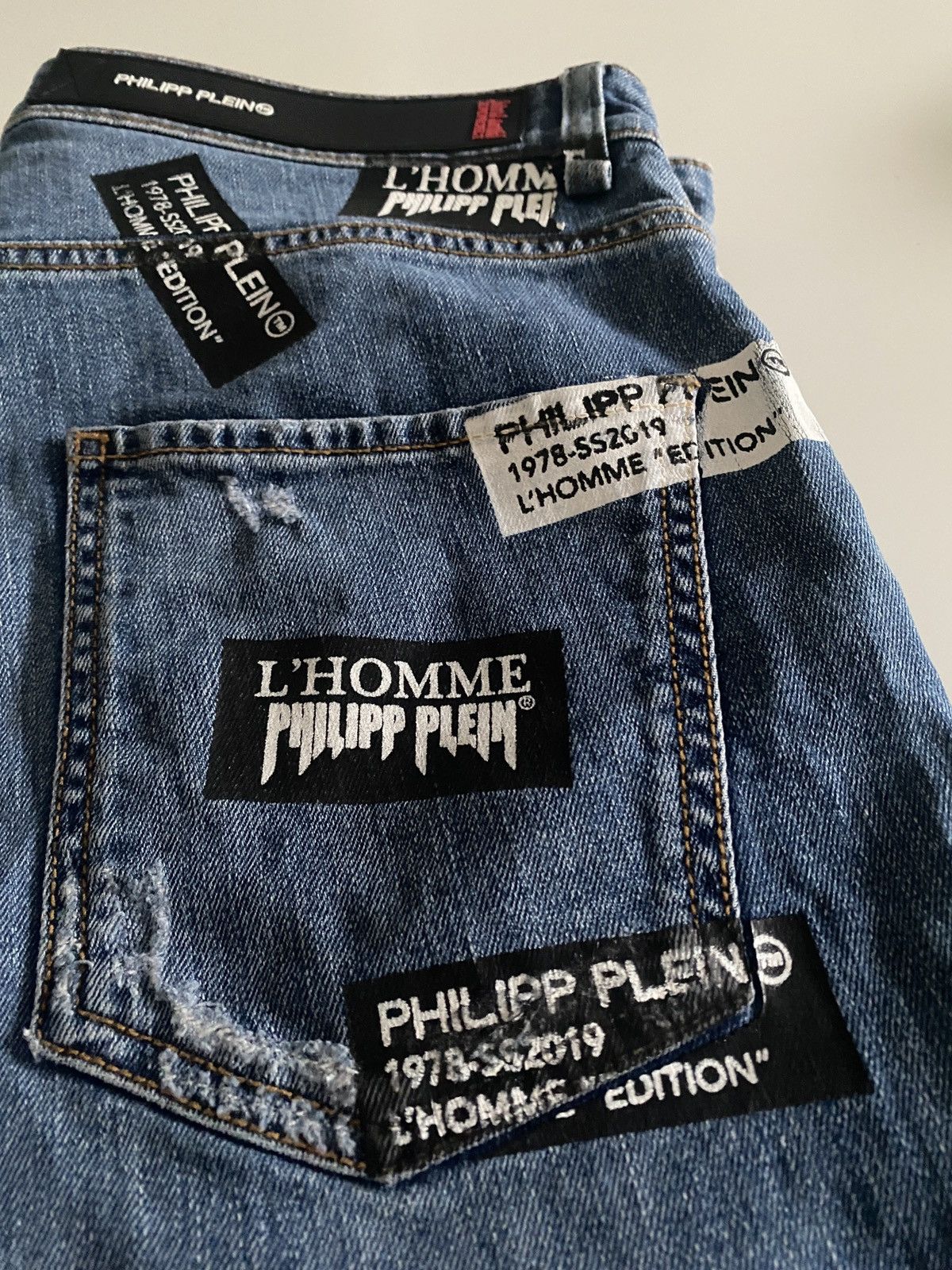 Philipp Plein Luxury rare denim philipp plein edition 2019 retail 1000$ Size US 33 - 9 Thumbnail