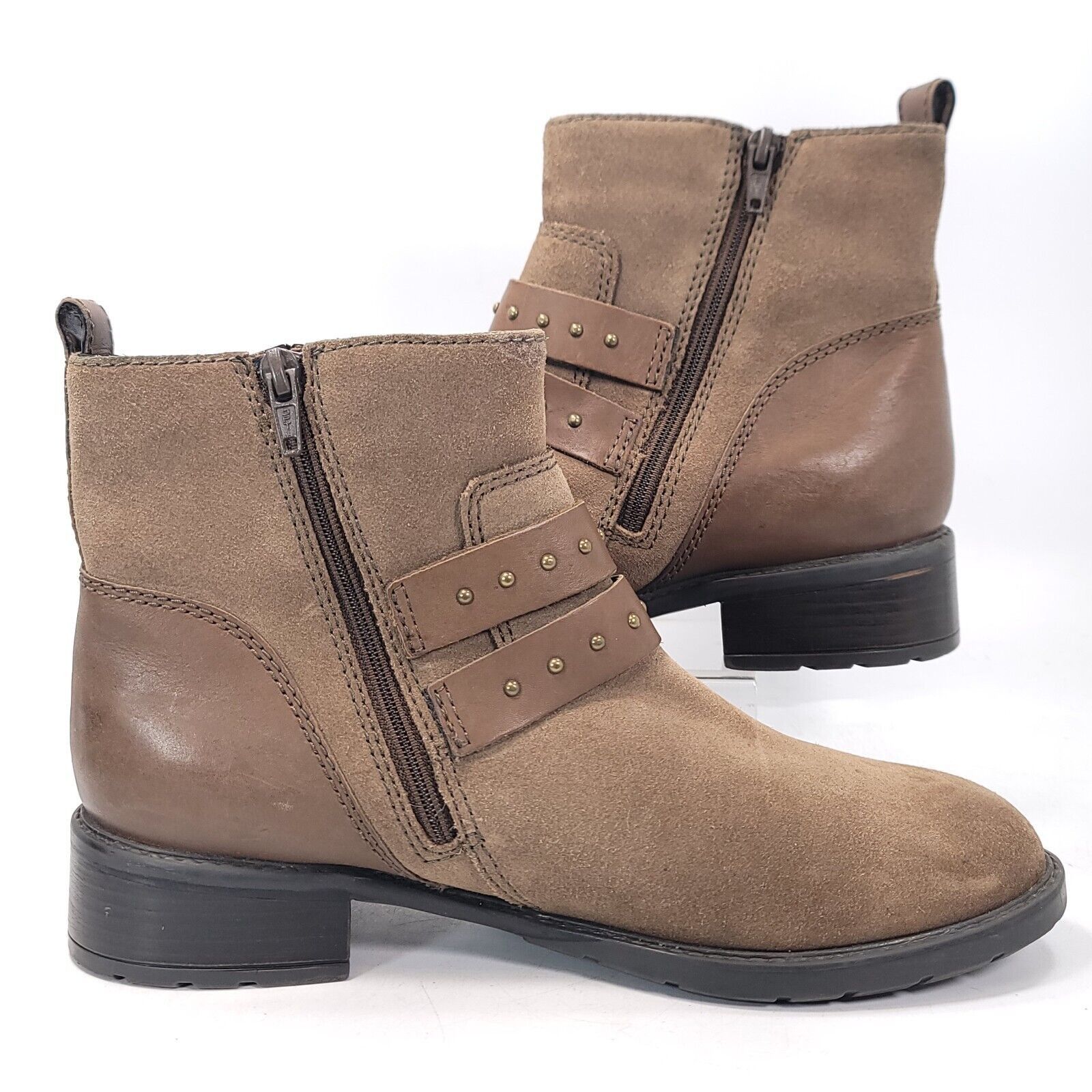 Clarks Clarks Zip Side Mid Rise Boot Womens Size 8.5 26112876 Brown Size US 8.5 / IT 38.5 - 4 Thumbnail
