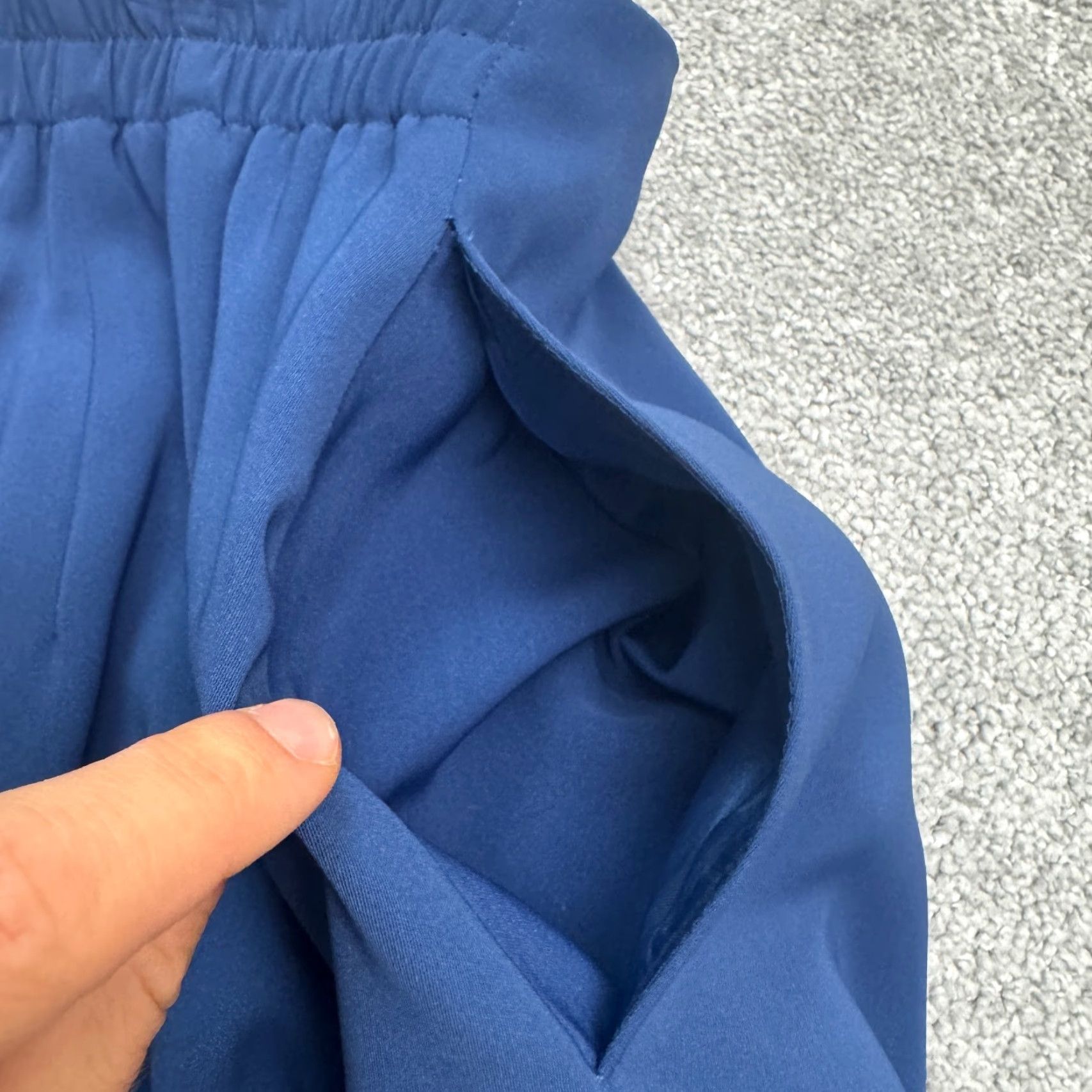 Vintage VINTAGE Rena Rowan 2Pc Set Jacket Skirt Womens 14P Blue 90s Classic How to Size 36" / US 14 / IT 50 - 6 Thumbnail