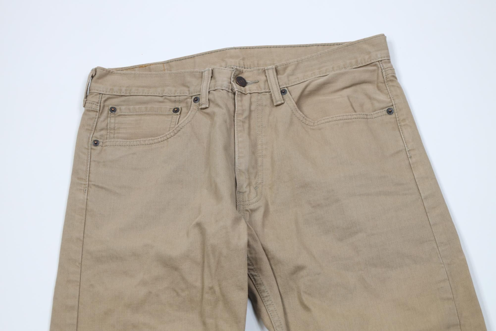 Levi's Vintage Y2K Levis 505 Regular Straight Leg Jeans Brown Size US 34 / EU 50 - 2 Thumbnail