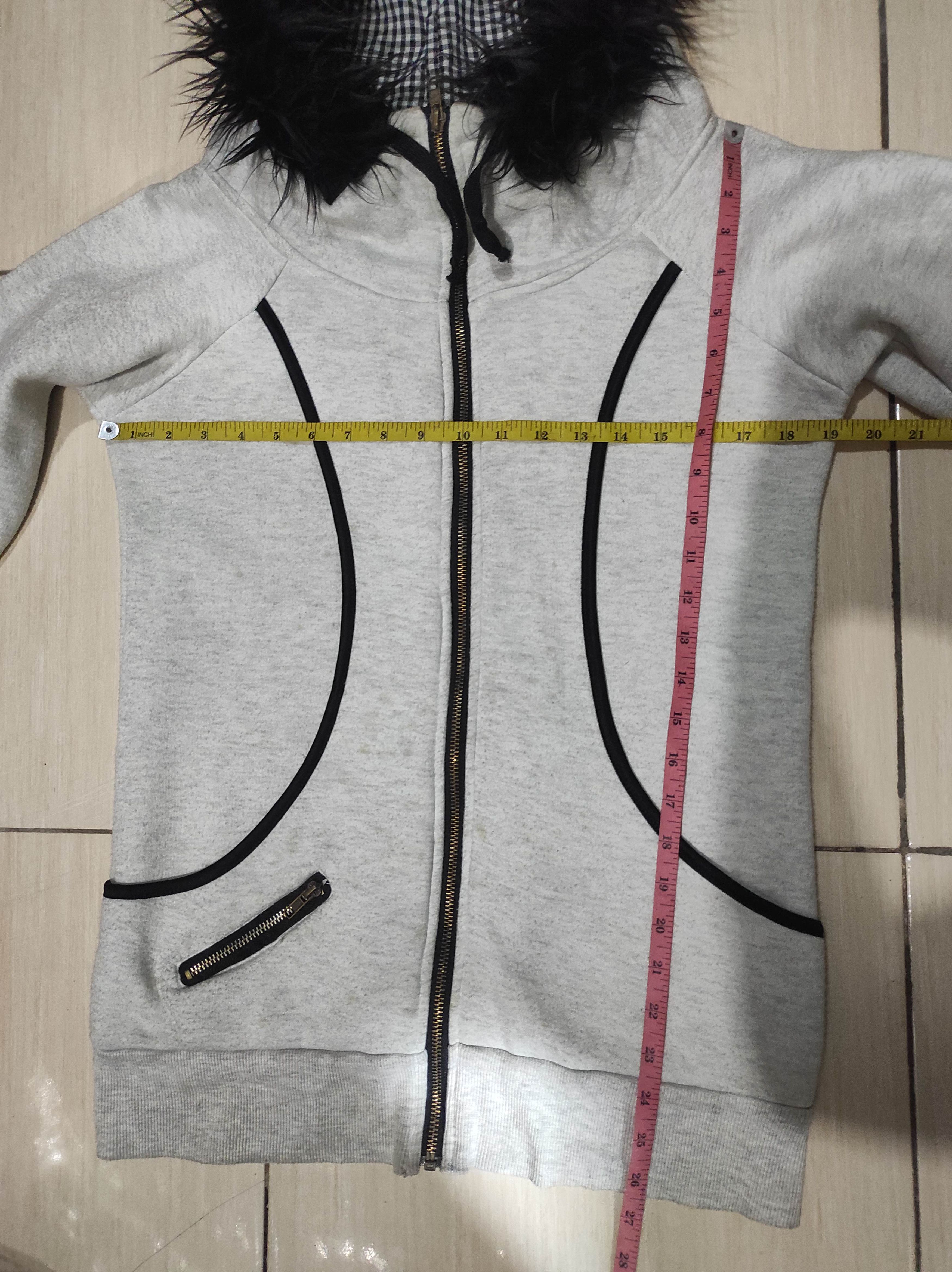 Hysteric Glamour Gray Zip Fur Hoodie LGB IfSixWasNine style Size US S / EU 44-46 / 1 - 19 Thumbnail