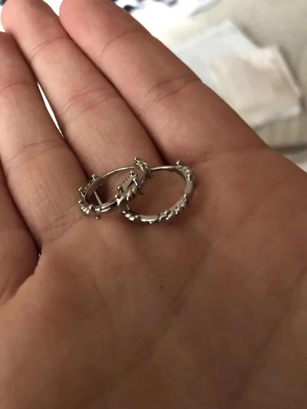 Jewelry Torn punk earrings （1pairs） Size ONE SIZE - 6 Thumbnail