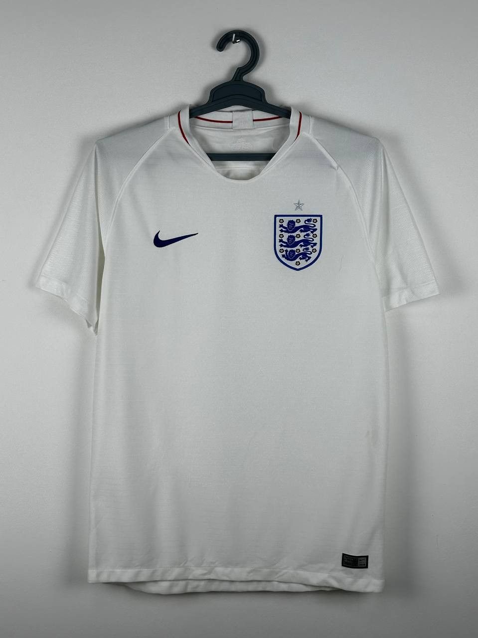 Nike × Vintage ENGLAND Nike WORLD CUP FOOTBALL HOME JERSEY #7 BECKHAM Size US L / EU 52-54 / 3 - 1 Thumbnail
