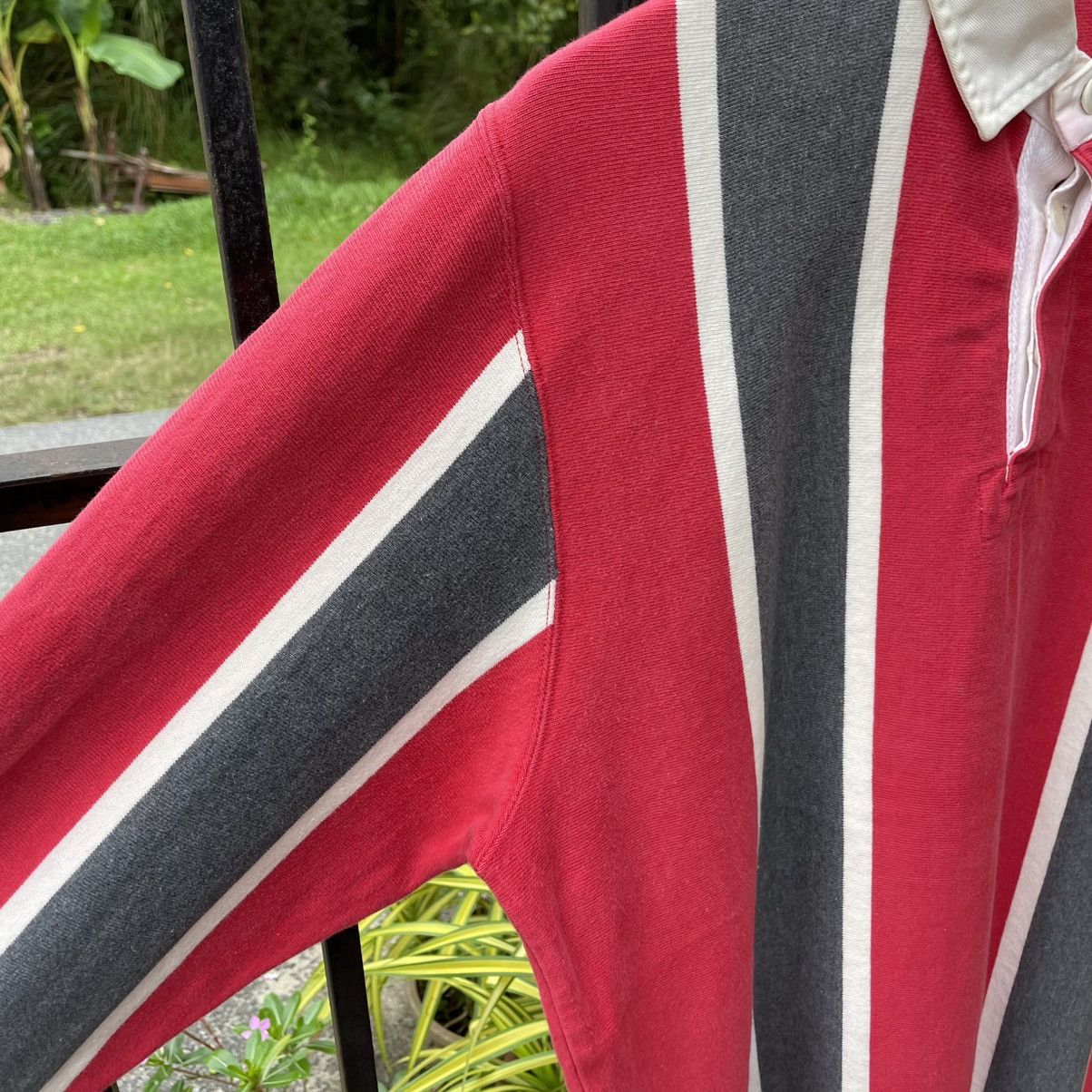 Polo Ralph Lauren 🔥Vintage Polo Ralph Lauren Striped Polos Rugby Shirts Size US L / EU 52-54 / 3 - 7 Thumbnail