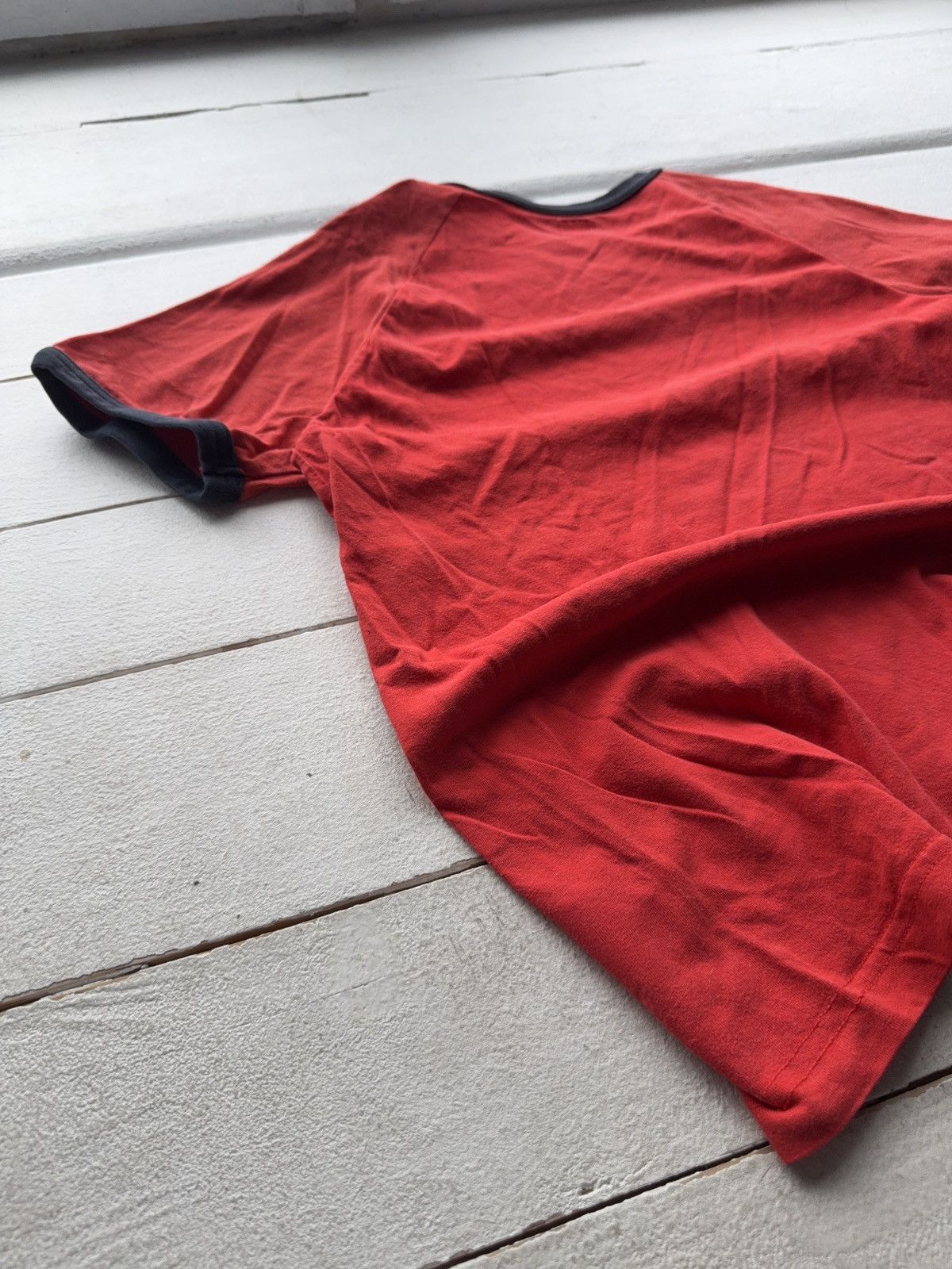 Adidas Vintage 00s Retro Adidas Original Red Faded T shirt Y2K Size US M / EU 48-50 / 2 - 9 Thumbnail