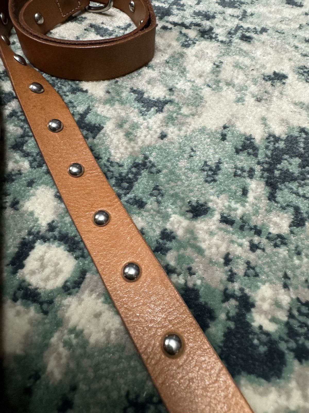 Maison MIHARA YASUHIRO MIHARAYASUHIRO STUDDED LEATHER BELT Size ONE SIZE - 3 Thumbnail
