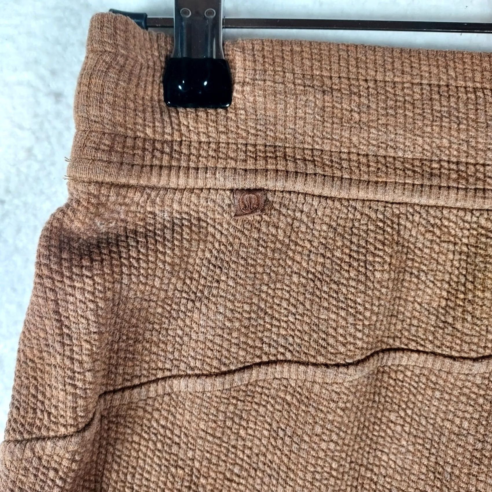 Lululemon Lululemon Womens Brown Textured Joggers Thermal Waffle Lounge Pants Size 6 Womens Jogger Pants Brown Textured Thermal Lounge Pants Size 28" / US 6 / IT 42 - 4 Thumbnail