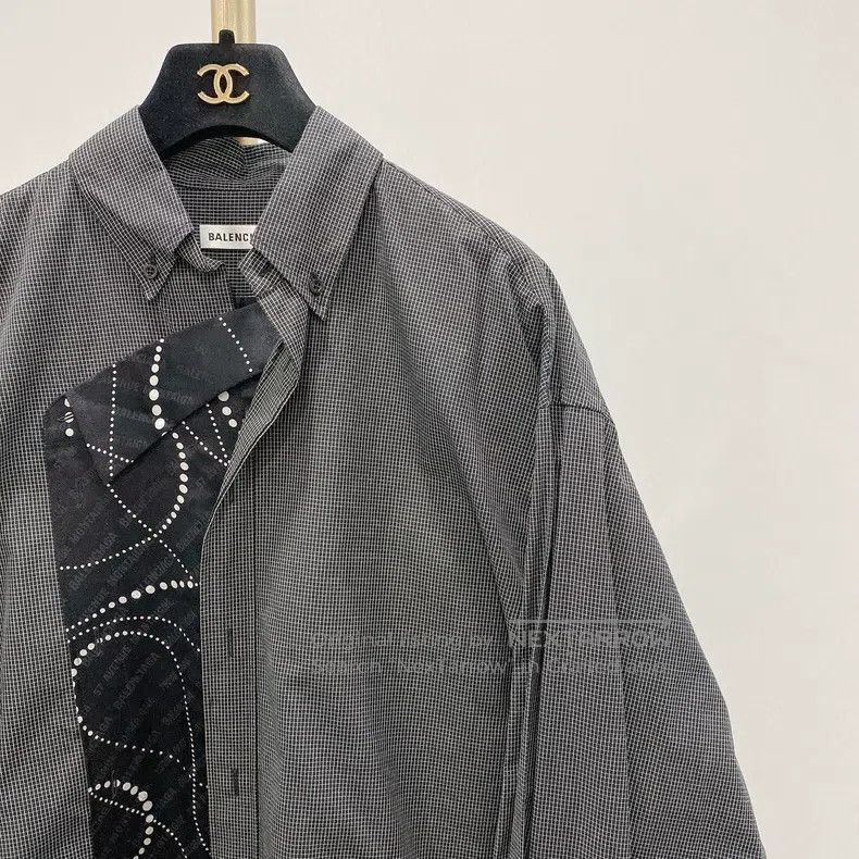 Balenciaga Balenciaga Irregular shirt dress Size XXS / US 00 / IT 34 - 3 Thumbnail