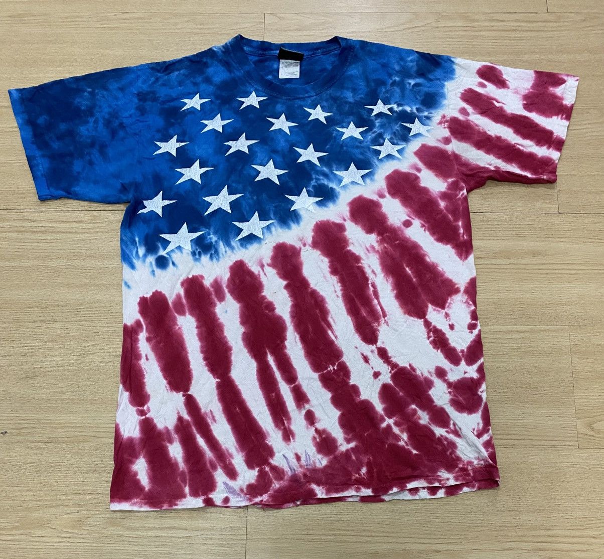 Liquid Blue VINTAGE LIQUID BLUE AMERICAN 🇺🇸 FLAG SHIRT RARE DESIGN Size US L / EU 52-54 / 3 - 1 Thumbnail