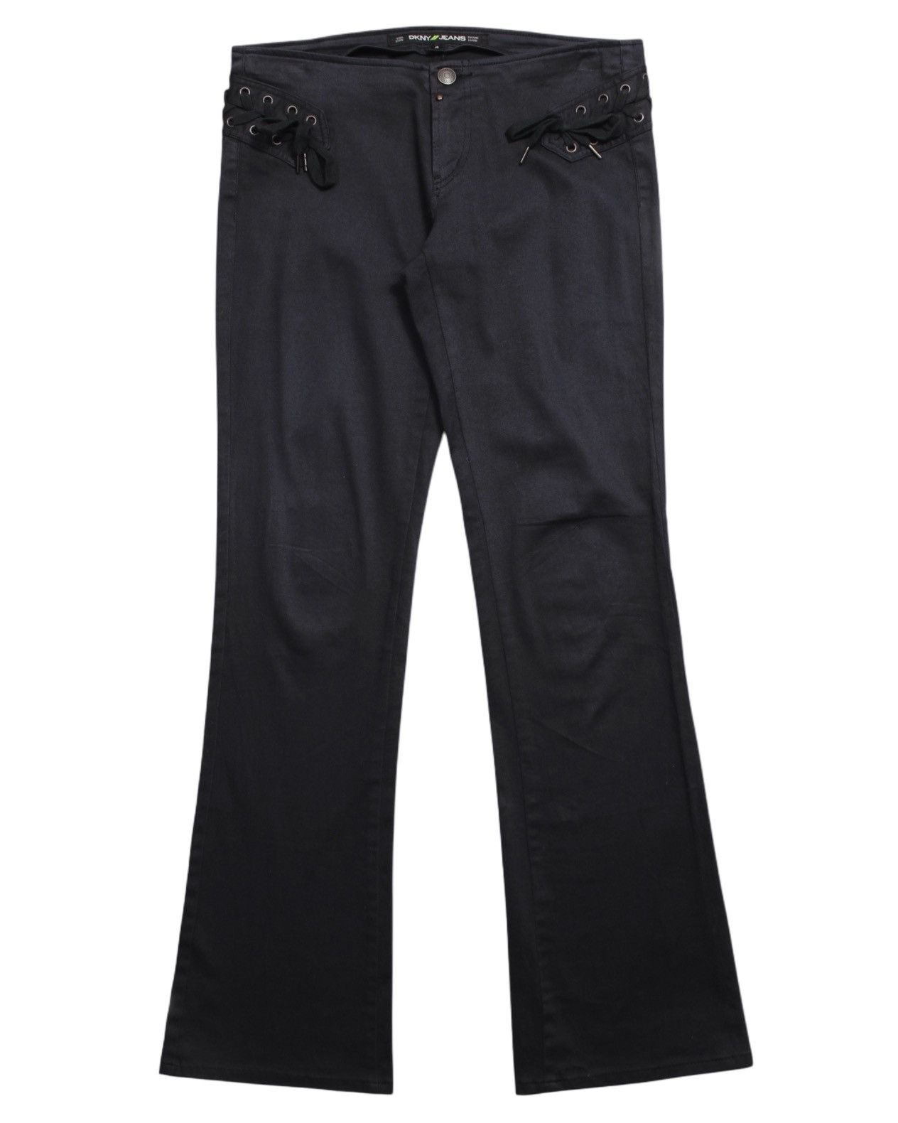 DKNY × If Six Was Nine × Le Grande Bleu (L.G.B.) 2000S DKNY FLARED JEANS Size 26" / US 2 / IT 38 - 1 Thumbnail