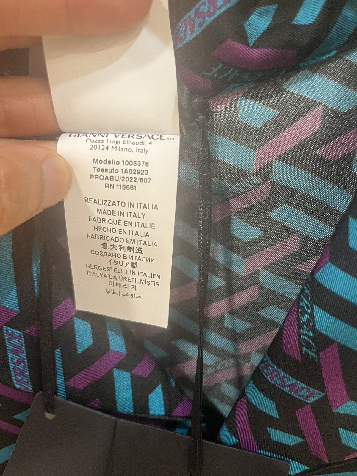 Versace greca print.silk pajama shirt.jacket size6 Size US M / EU 48-50 / 2 - 7 Thumbnail
