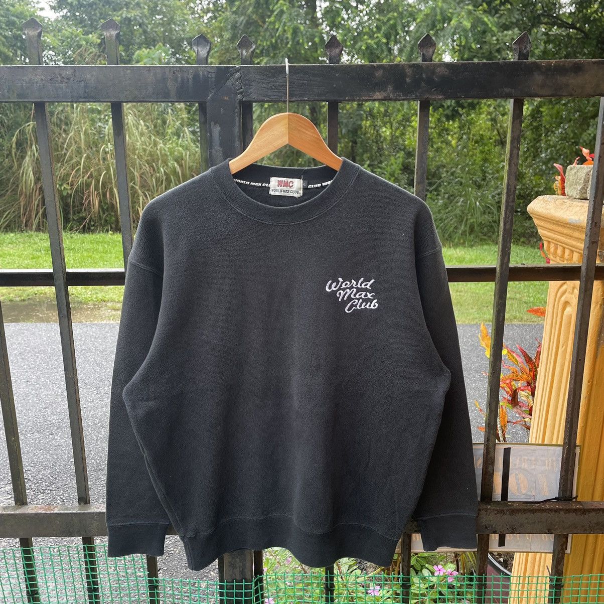 Japanese Brand × Vintage 🔥Vintage World Max Club Embroidered Logo Sports Sweatshirts Size US M / EU 48-50 / 2 - 2 Thumbnail