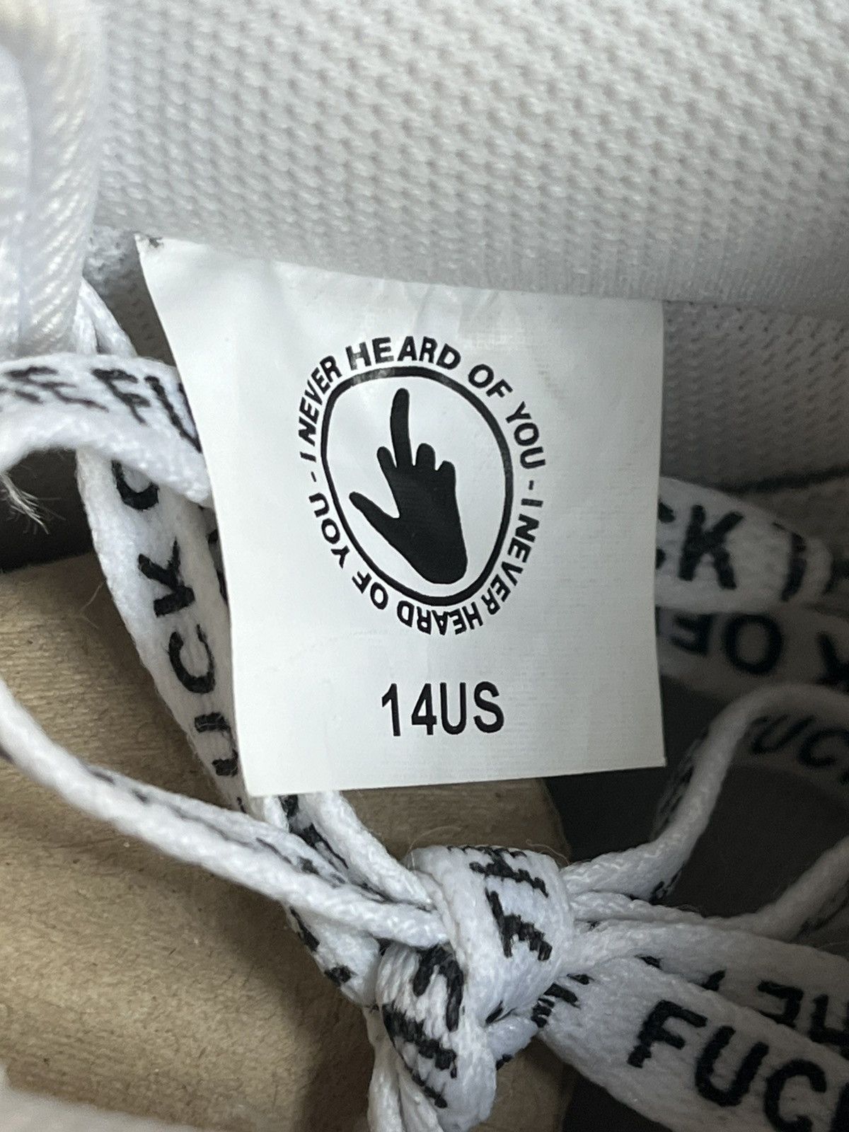 ineverheardofyou Ineverheardofyou Fuck Off ⒶF1 Size US 14 / EU 47 - 6 Thumbnail