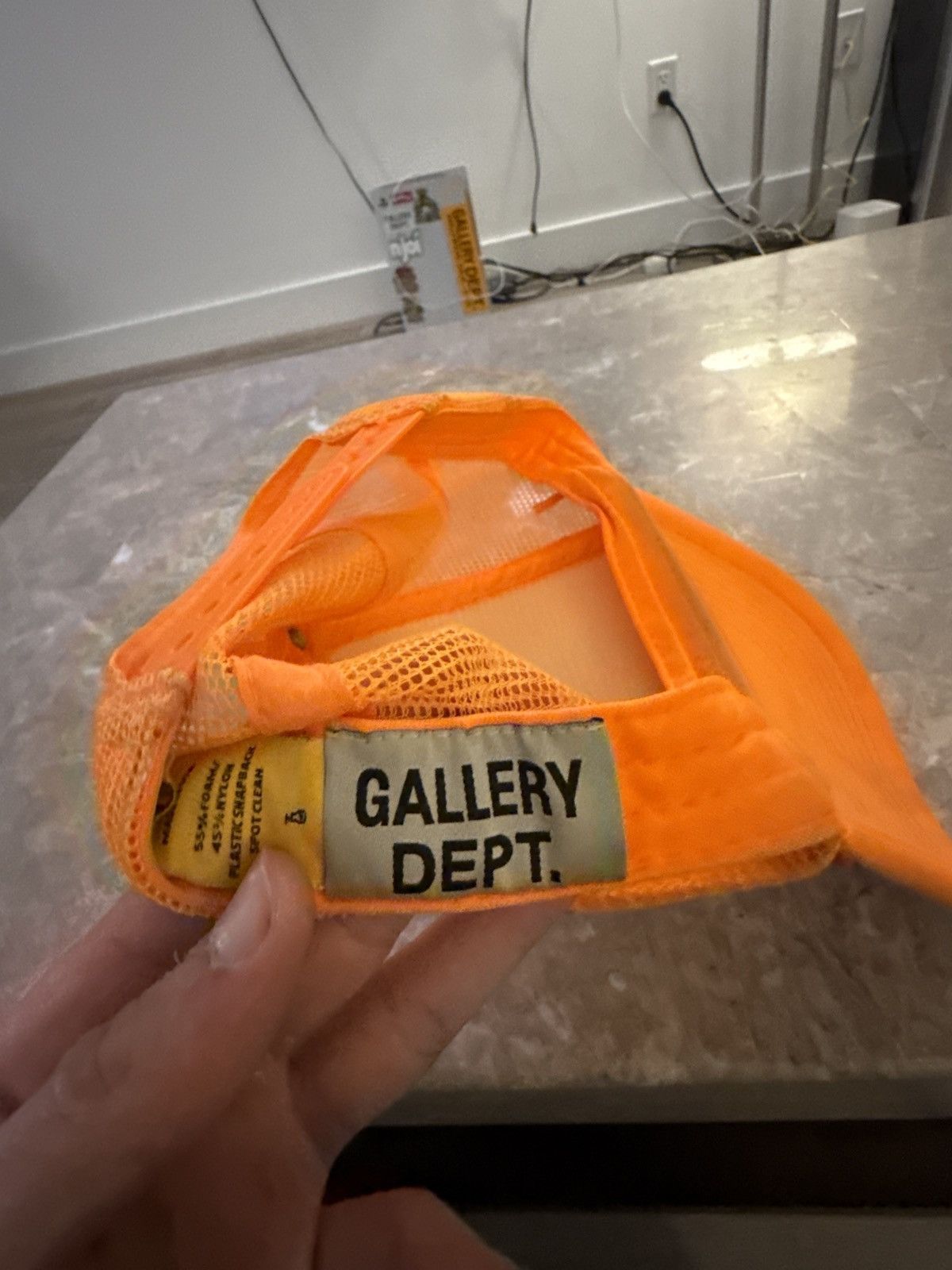 Gallery Dept Orange Trucker Hat