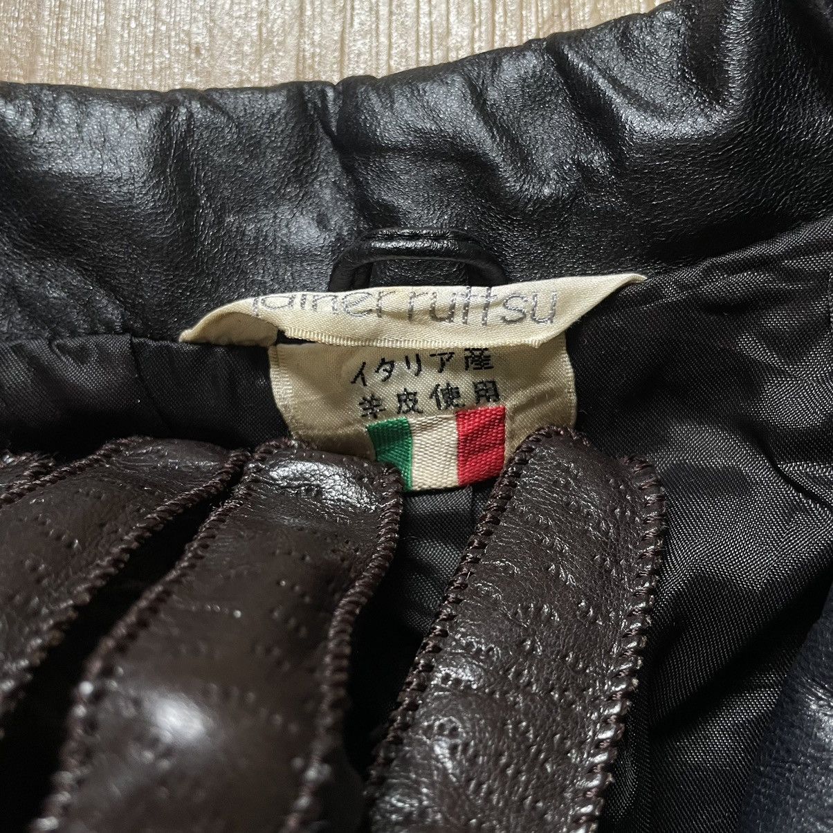 14th Addiction Tainer ruttsu sheep leather double breasted blazer jacket Size M / US 6-8 / IT 42-44 - 8 Thumbnail