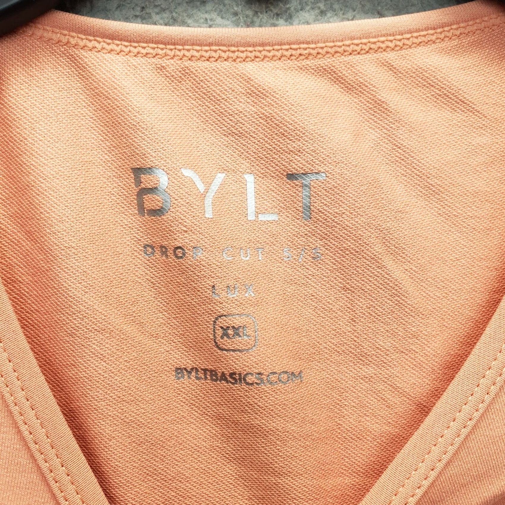 Other BYLT Womens T-Shirt Shirt XXL Salmon Stretch Short Sleeve Size XXL / US 16-18 / IT 52-54 - 5 Thumbnail
