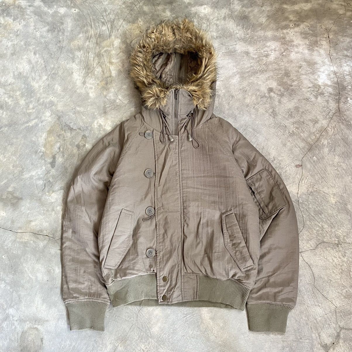 If Six Was Nine 2000s Tee Up Apocalypse Style N-2B Bomber Fur Hoodie Jacket Size US M / EU 48-50 / 2 - 1 Thumbnail