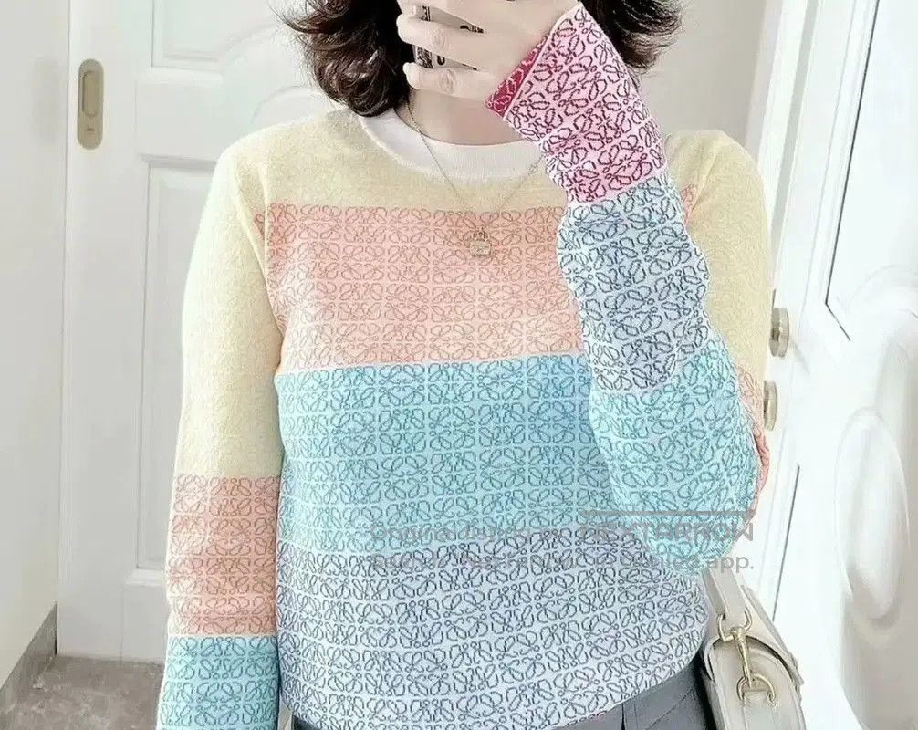 Loewe Loewe Color Block Knit Long Sleeve Top . Size S / US 4 / IT 40 - 8 Thumbnail