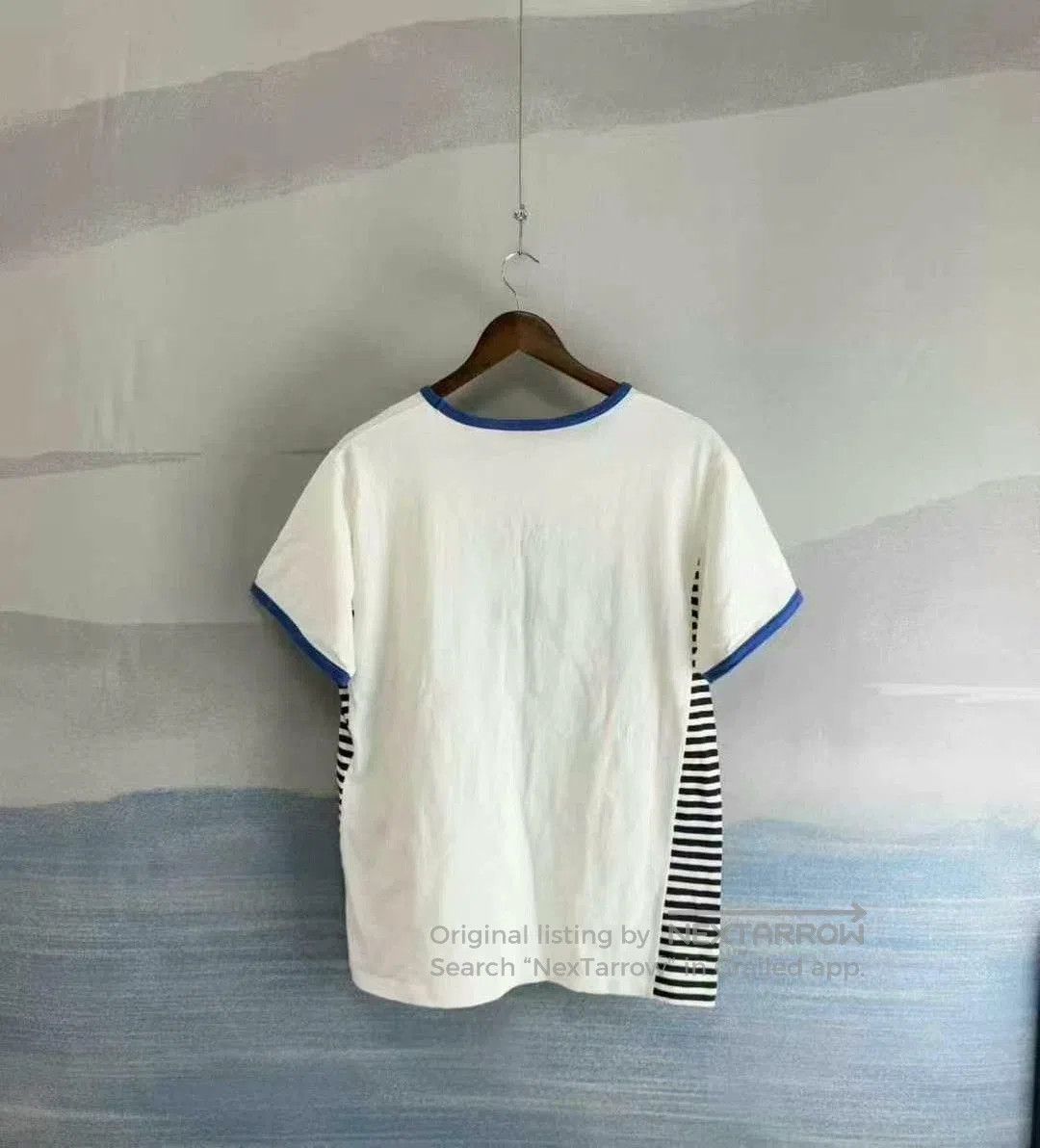 Louis Vuitton Louis Vuitton White Stripe Embroidered Short Sleeve. Size US M / EU 48-50 / 2 - 3 Thumbnail
