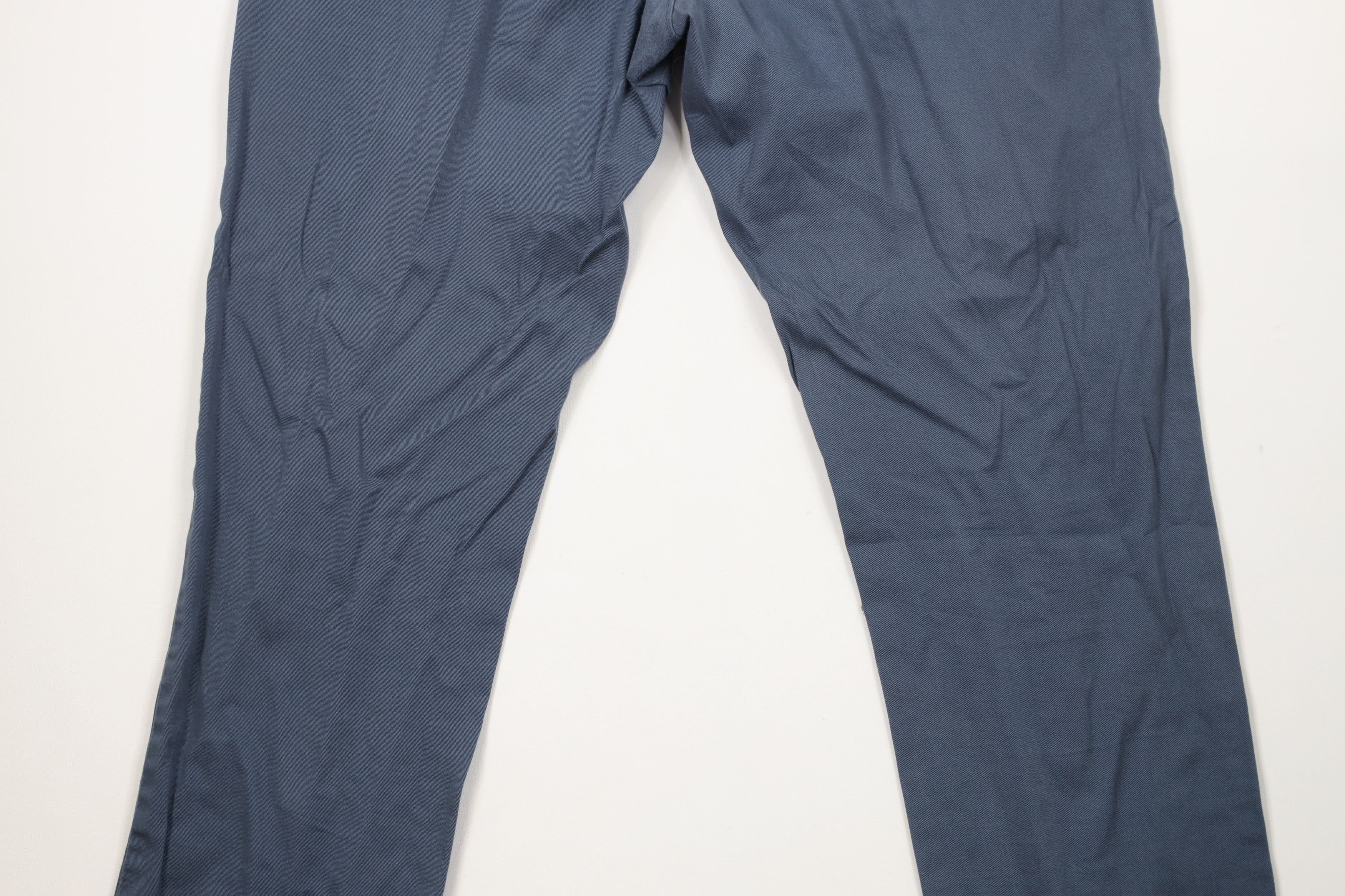 J.Crew × Vintage J Crew Sutton Straight Leg Chino Pants Trousers Blue Cotton Size US 34 / EU 50 - 11 Thumbnail