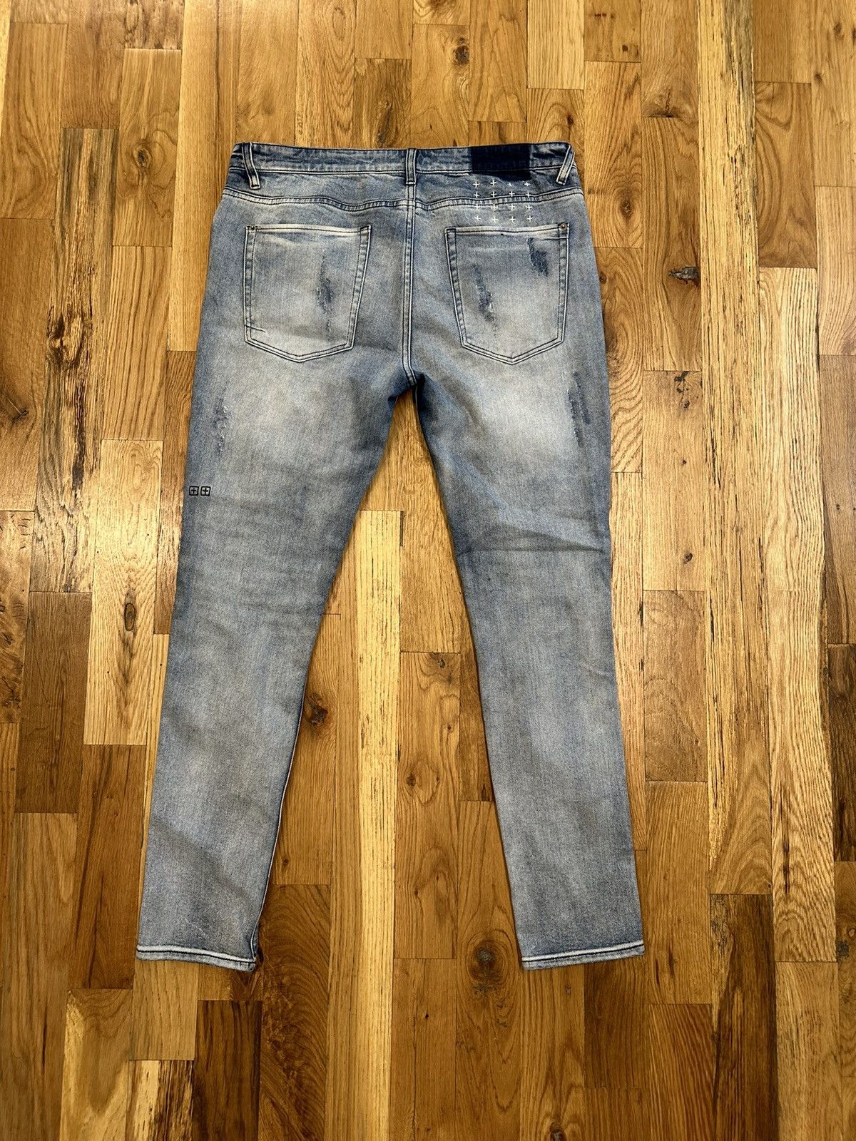 Ksubi Ksubi Stitch Patch Blue Denim Jeans Size 36 Size US 36 / EU 52 - 2 Thumbnail