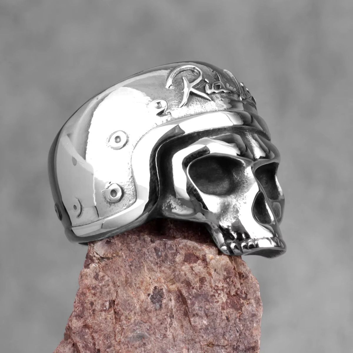 Jewelry Rider Life Skull Ring Size ONE SIZE - 4 Thumbnail