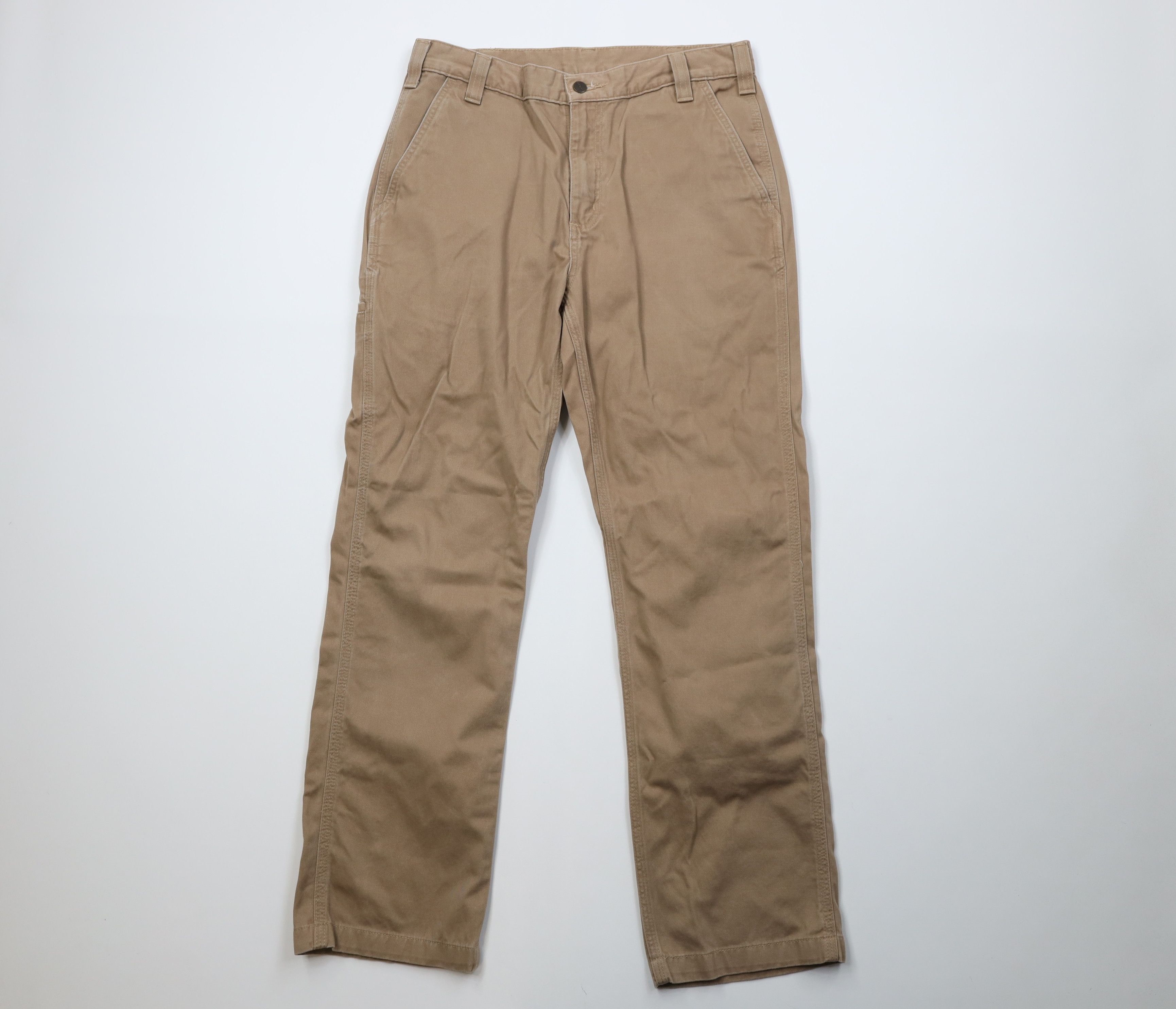 Carhartt Vintage Y2K Carhartt Leg Workwear Pants Beige Cotton Size US 34 / EU 50 - 1 Thumbnail