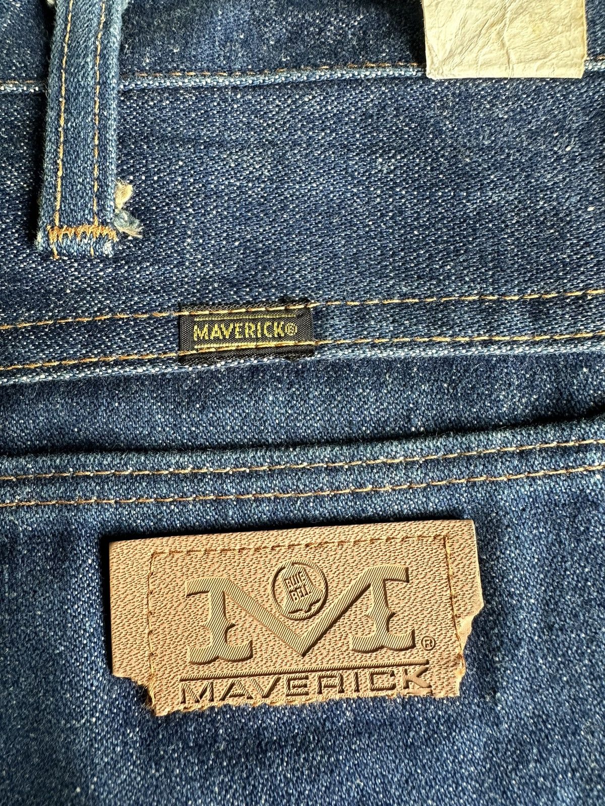 Wrangler Rare 60s Maverick Bluebell Bootcut Rare Denim D431 Size US 29 - 7 Thumbnail