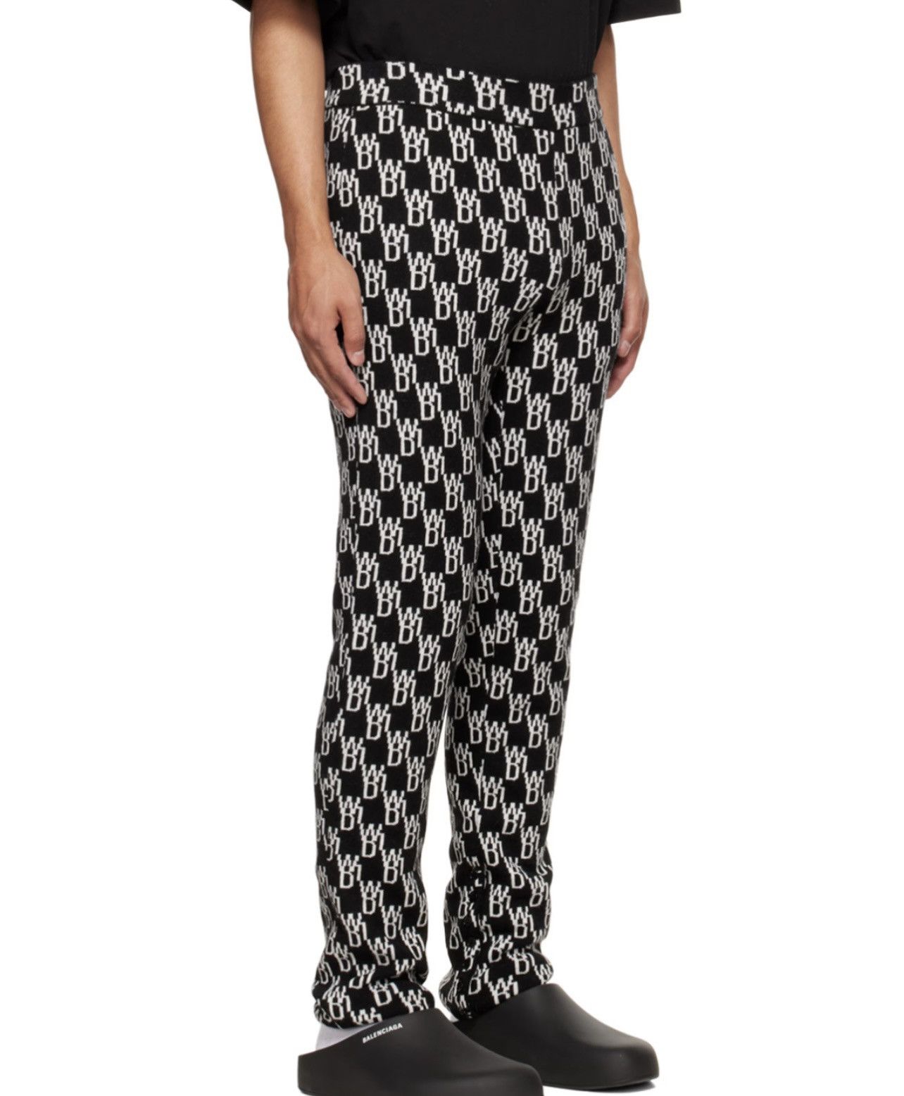 image of We11Done Lounge Trousers in Black, Men's (Size 34)
