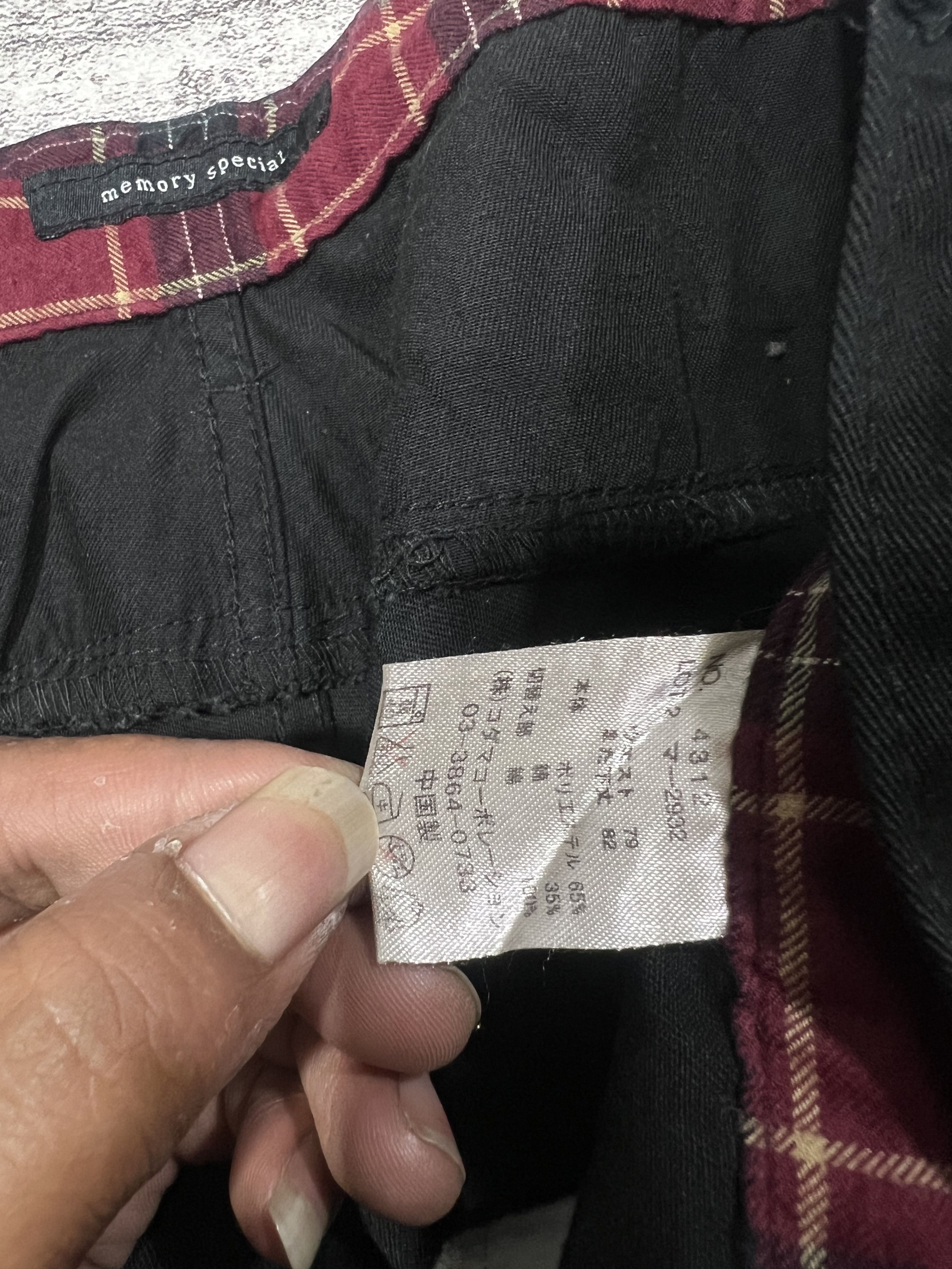 Japanese Brand 2000s Hysteric Double Waist Plaid Bootcut y2k Lgb Ifsix Size US 32 / EU 48 - 6 Thumbnail