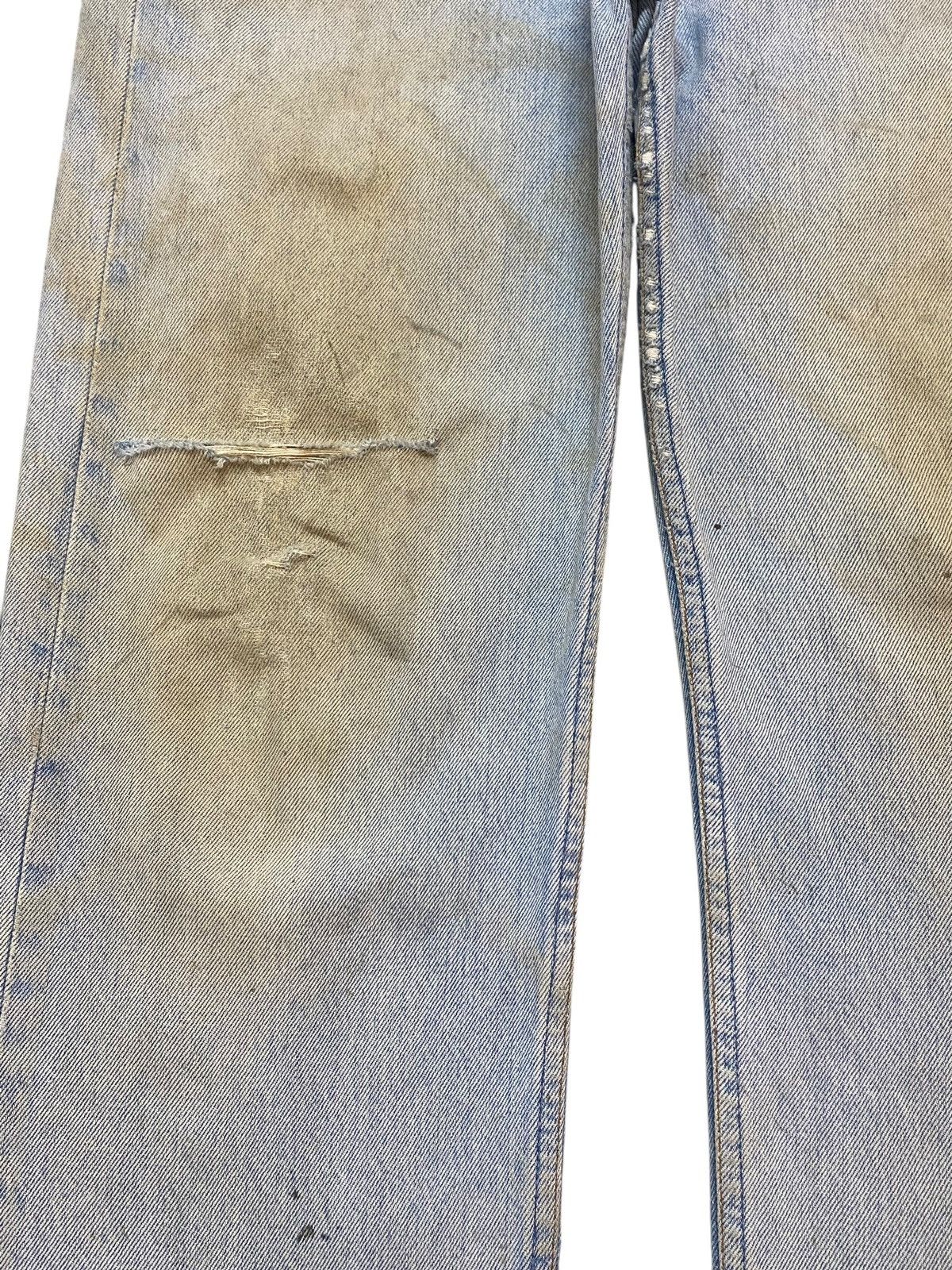 Levi's Vintage Clothing Vintage levis 501 90’s Grunge Distressed Loose Jeans Size US 34 / EU 50 - 7 Thumbnail