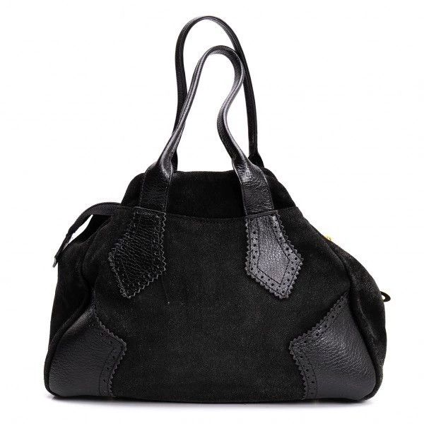 Other Vivienne Westwood size os Saturn embroidered suede handbag Size ONE SIZE - 4 Thumbnail