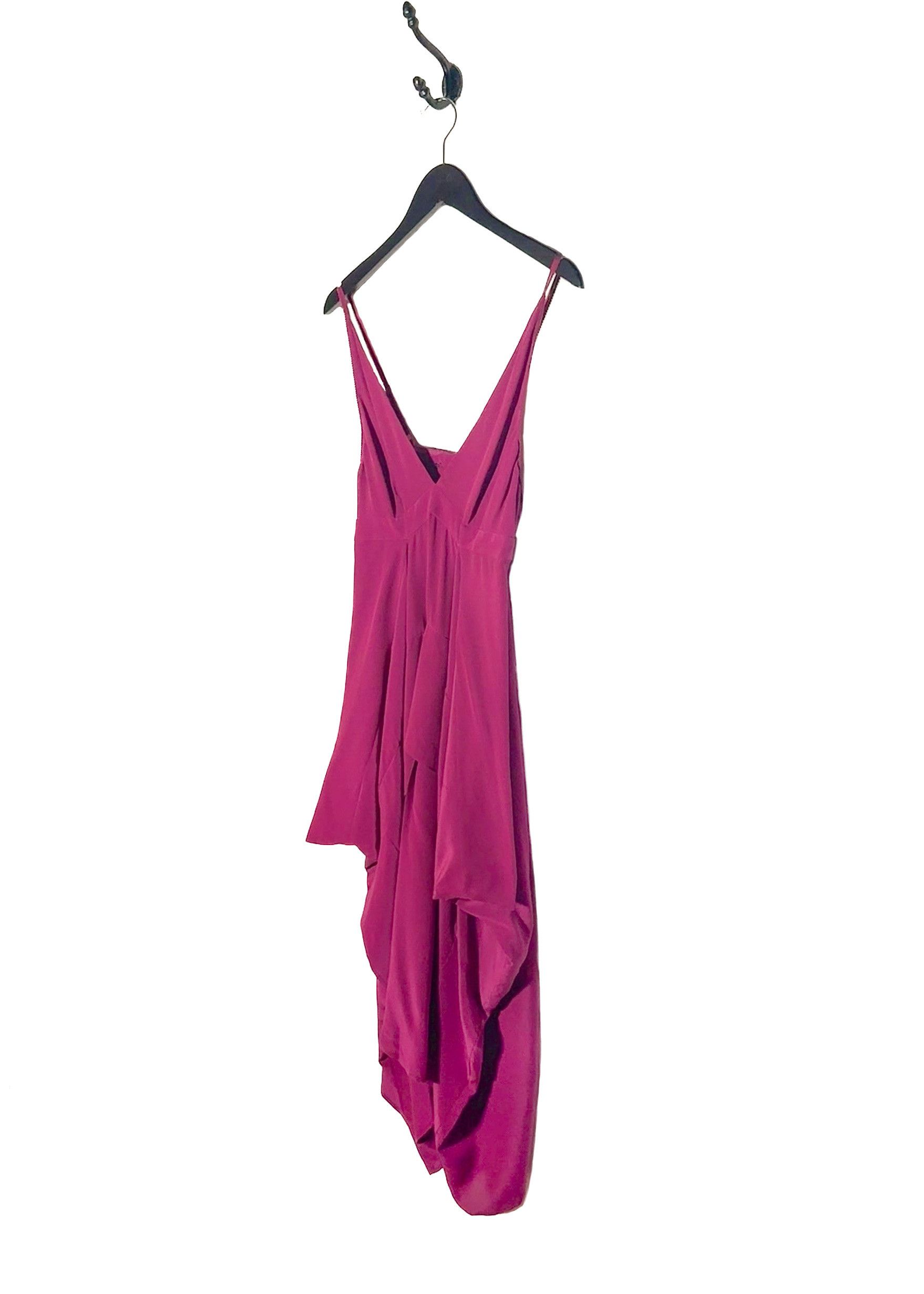 Balenciaga Balenciaga 2007 Magenta Silk Tank Dress Size M / US 6-8 / IT 42-44 - 2 Thumbnail