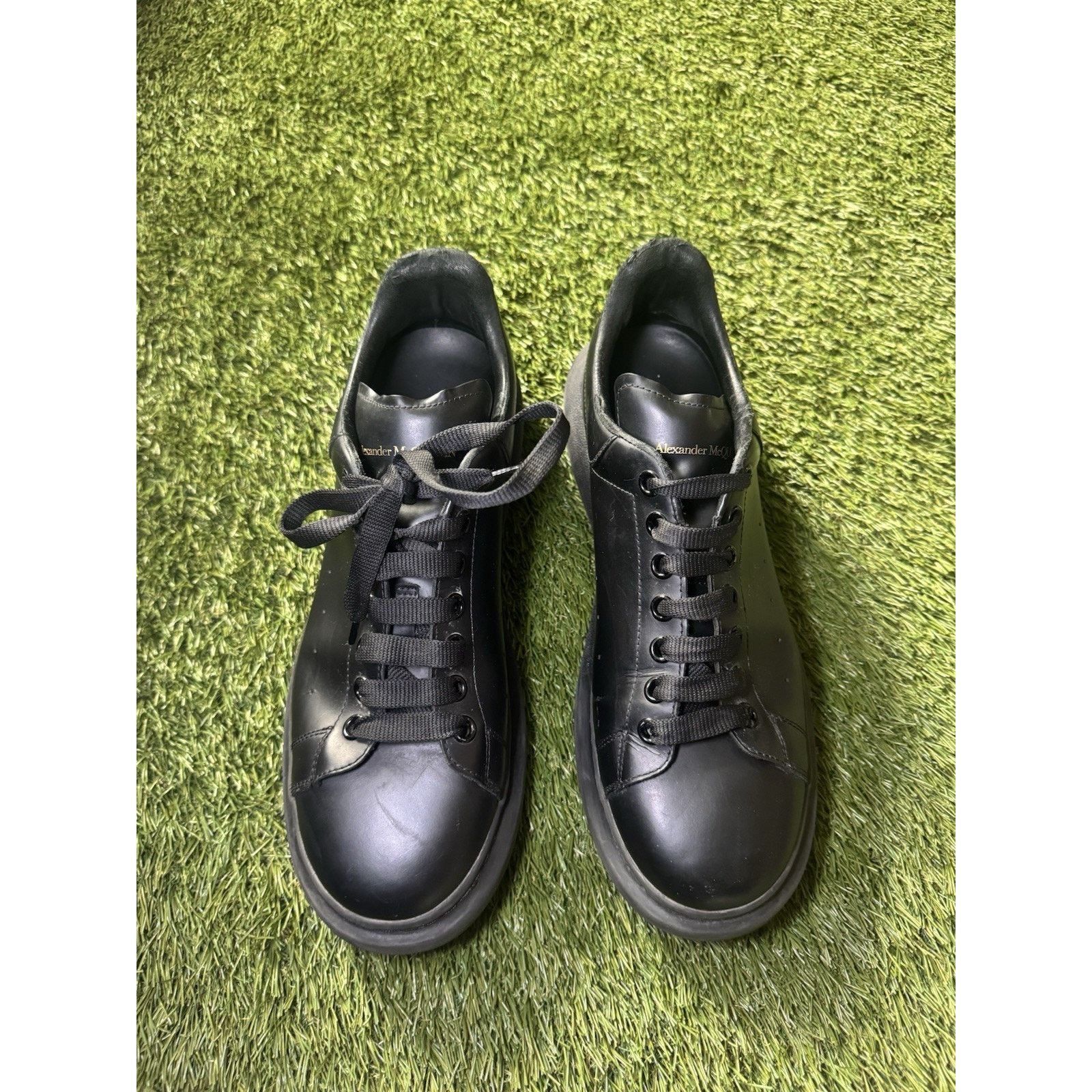 Alexander McQueen Alexander McQueen Oversized Sneaker Men’s All Black Size US 12 / EU 45 - 4 Thumbnail