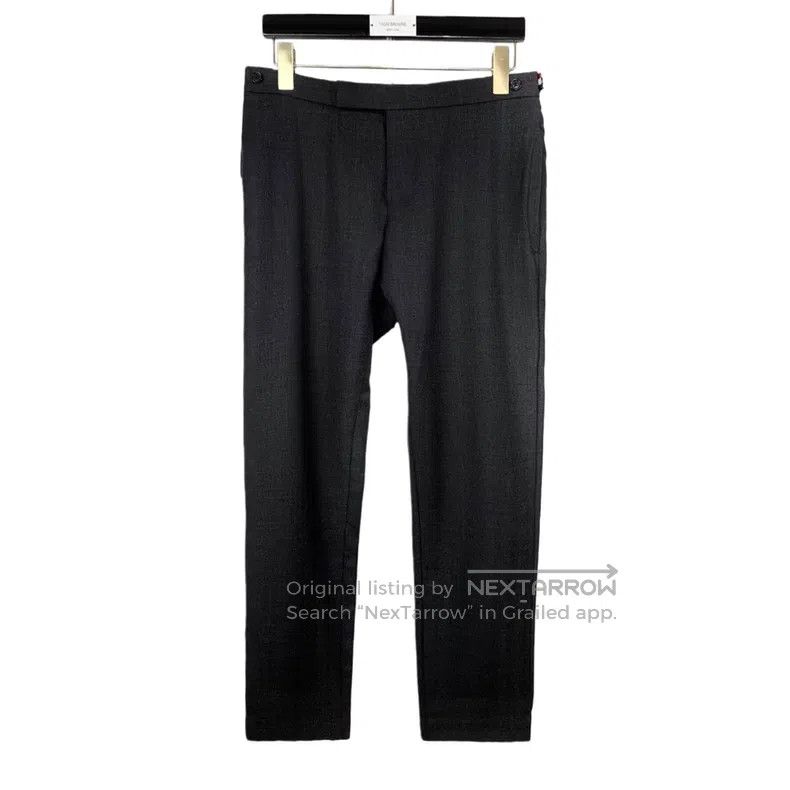 Thom Browne Thom Browne size 1 Wool Casual Pants Dark Gray Size US 28 / EU 44 - 1 Thumbnail