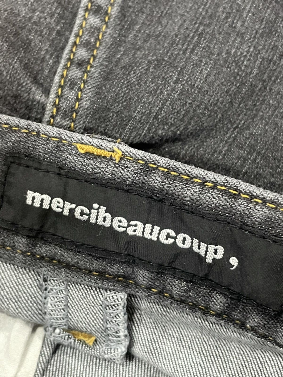 mercibeaucoup Mercibeaucoup Denim Dropped Crotch Pants Size 25" / US 0 / IT 36 - 4 Thumbnail