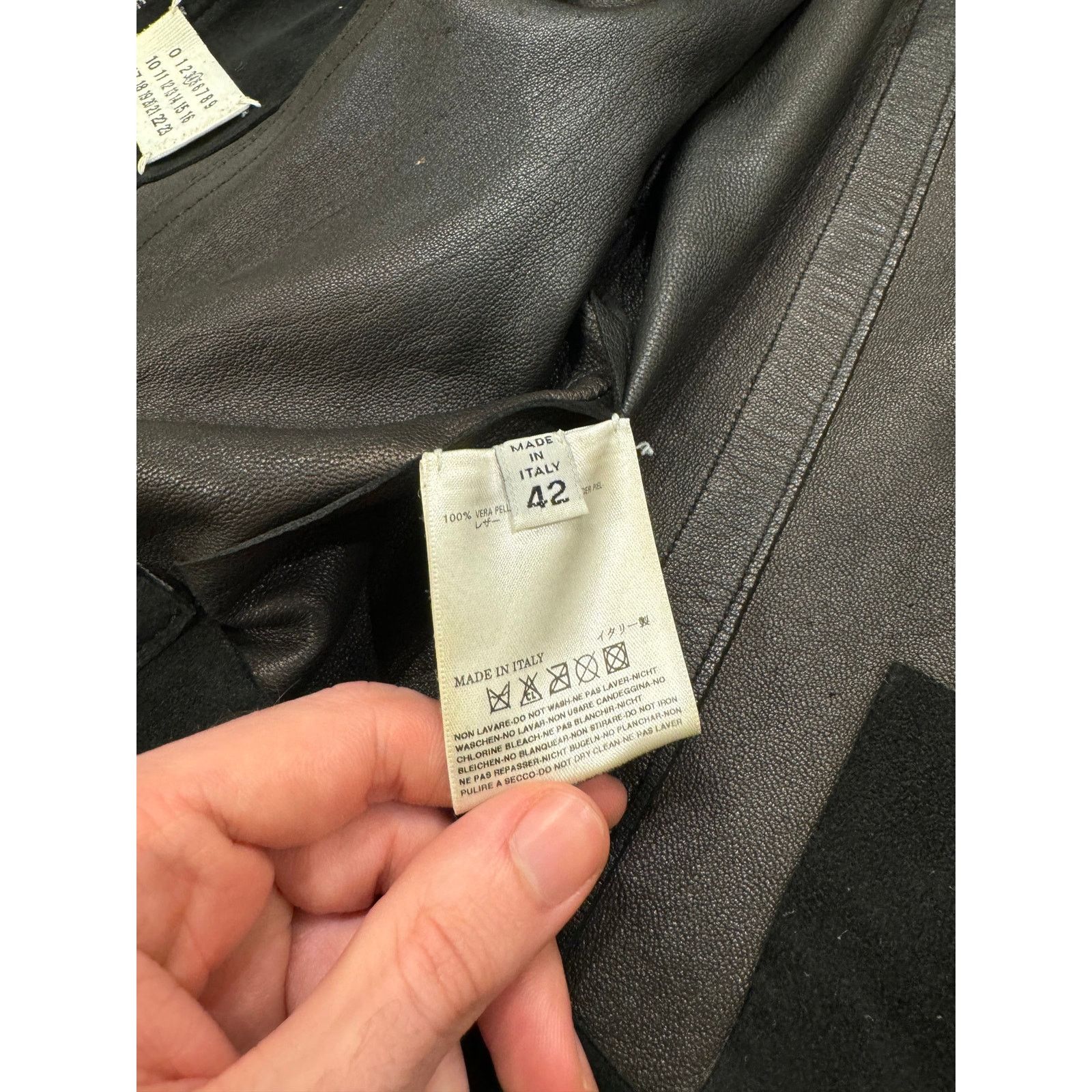 Maison Margiela S/S2006 Maison Margiela replica of a biker leather jacket Size S / US 4 / IT 40 - 6 Thumbnail