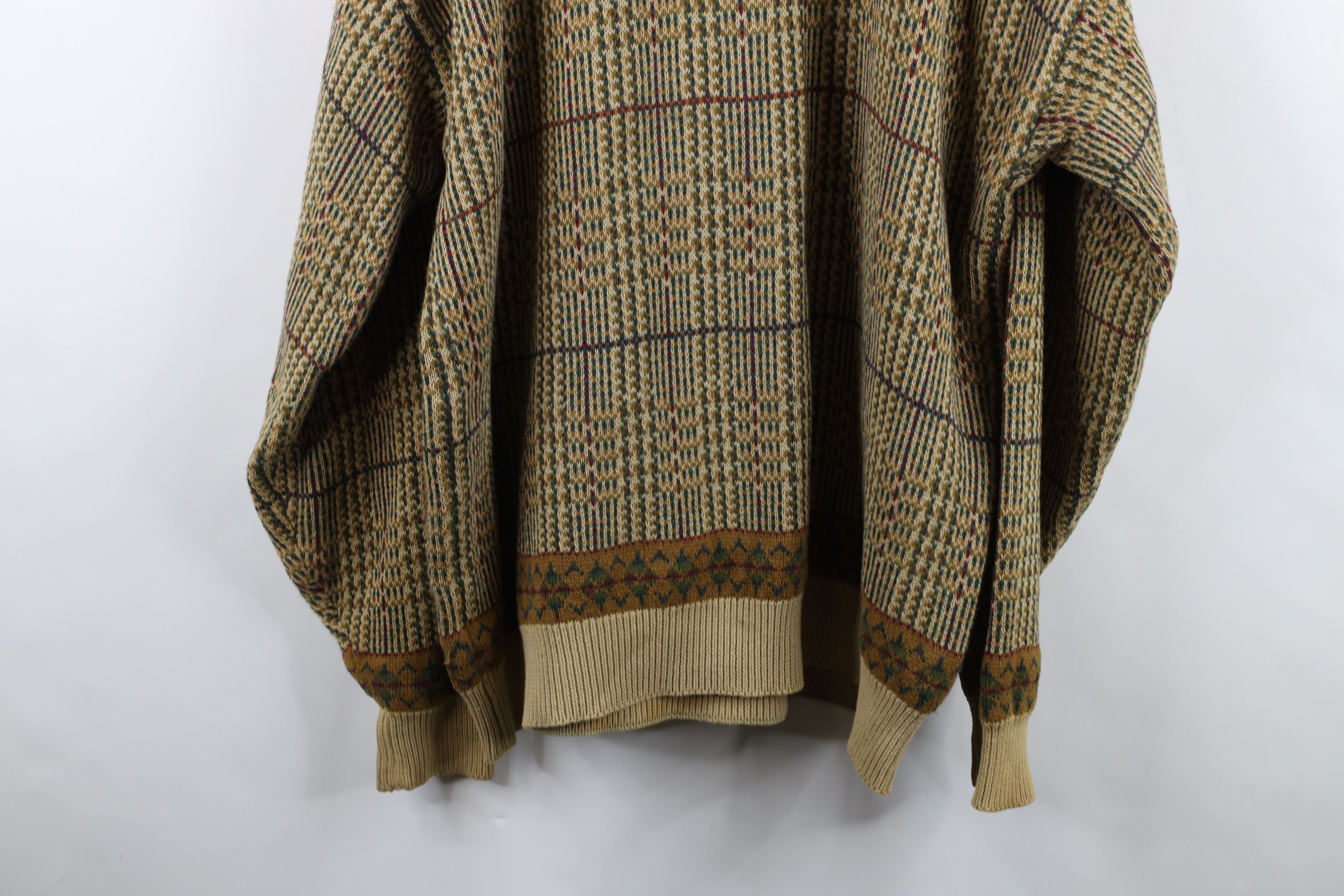 Nautica Vintage 90s Nautica Heavyweight Cotton Knit Sweater Size US XL / EU 56 / 4 - 12 Thumbnail