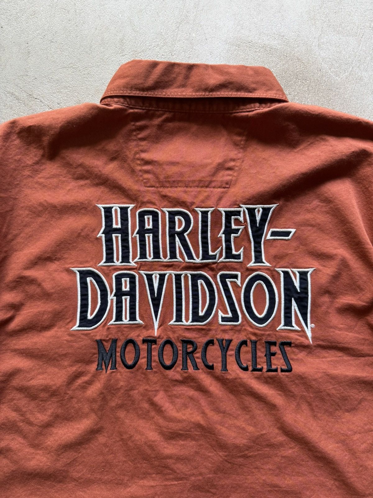 Harley Davidson Vintage Harley Davidson Embroidered Button Up Shirt Size US L / EU 52-54 / 3 - 3 Thumbnail