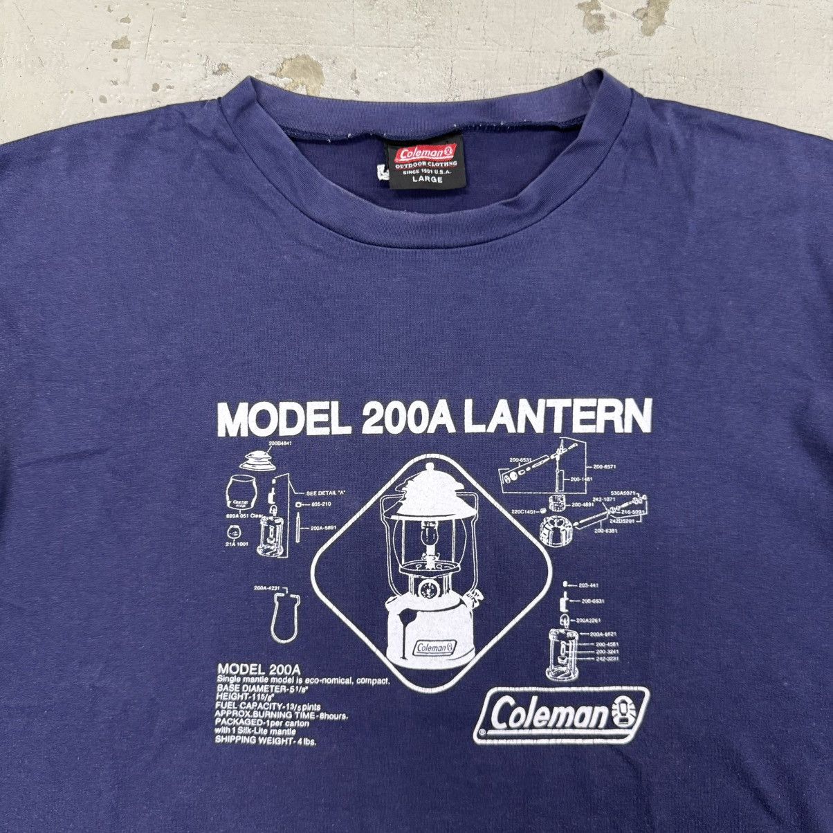 Coleman Vintage Coleman Model 200A Lantern Tee Size US L / EU 52-54 / 3 - 2 Thumbnail
