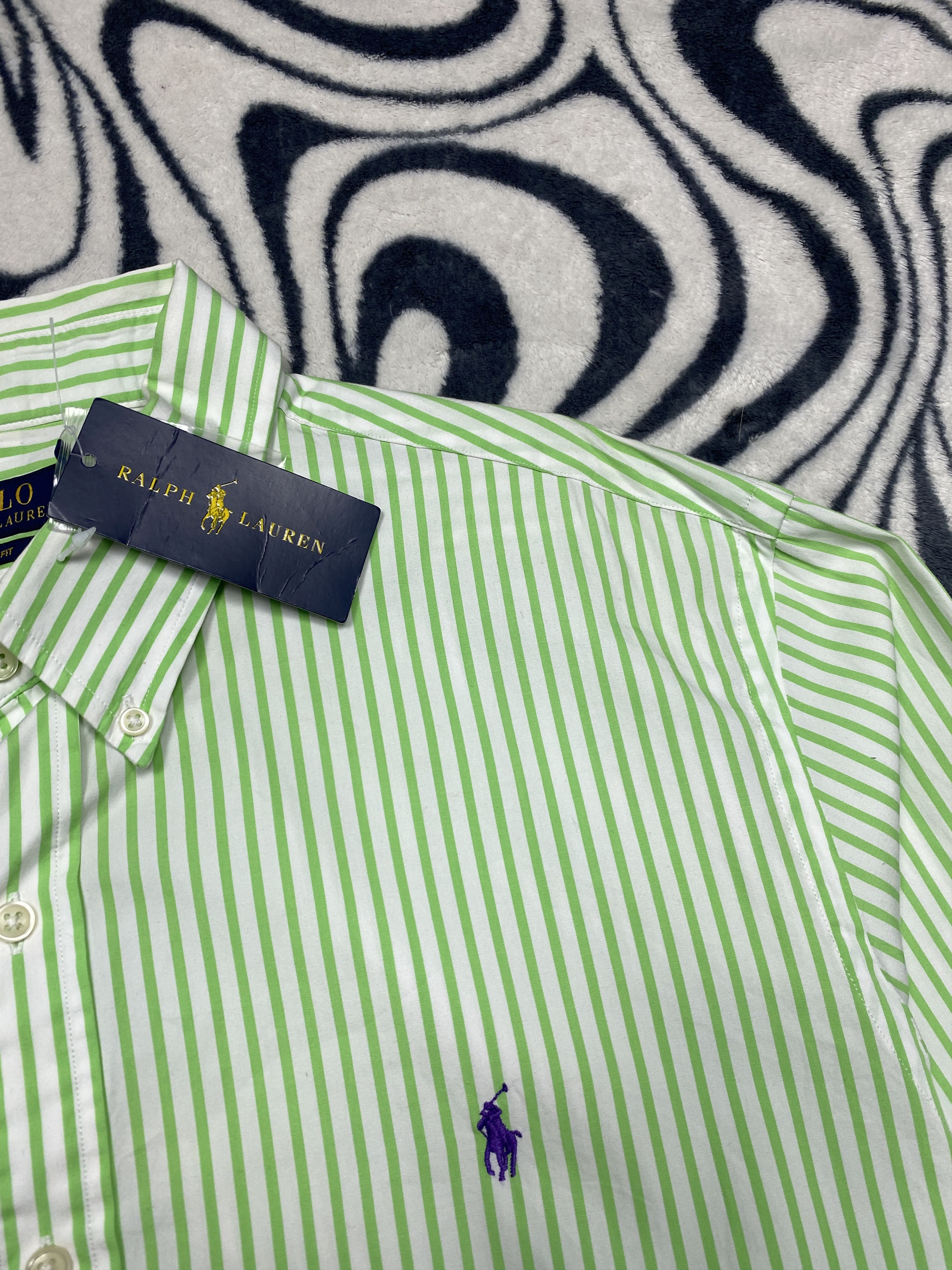 Polo Ralph Lauren NEW Polo Ralph Lauren Mens Long Sleeve Striped Shirt Size US XXL / EU 58 / 5 - 3 Thumbnail