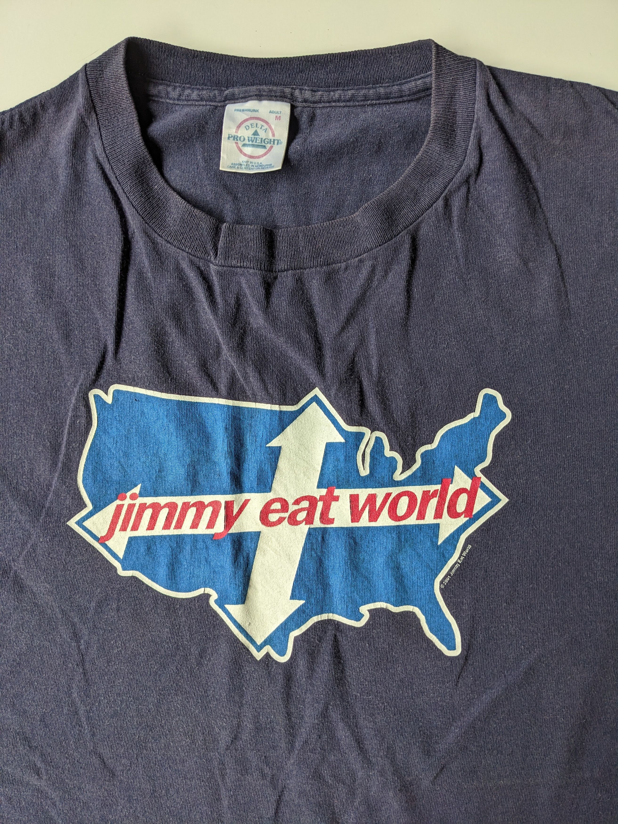 Band Tees Vintage 2001 Jimmy Eat World shirt Size US M / EU 48-50 / 2 - 2 Thumbnail
