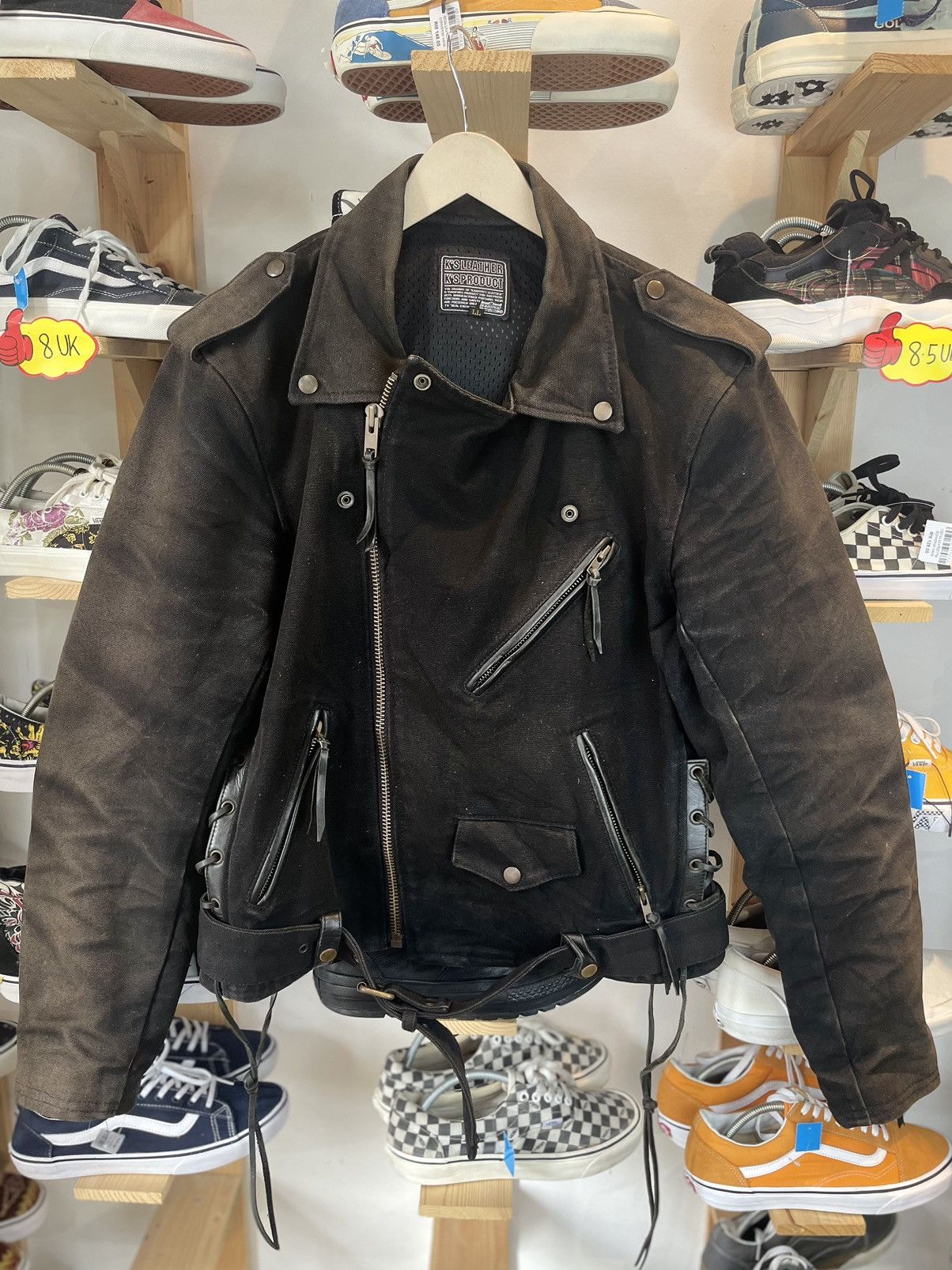 Designer × Japanese Brand Rare!! K's leather by Kodoya motorcycle jacket Size US XL / EU 56 / 4 - 1 Thumbnail