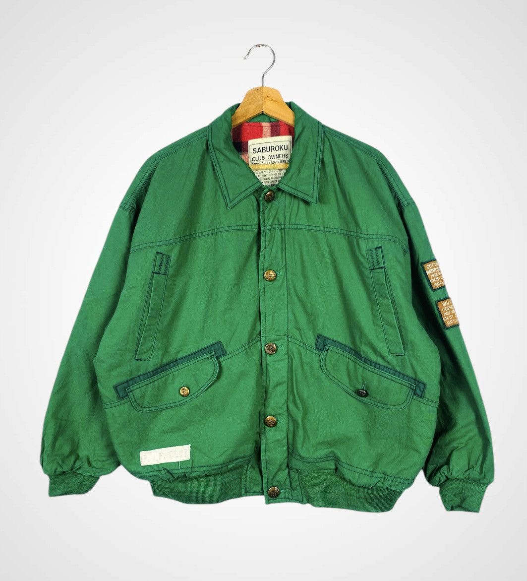 Japanese Brand Rare Vintage Saburoku Japanese Brand Bomber Jacket Size US XL / EU 56 / 4 - 1 Thumbnail