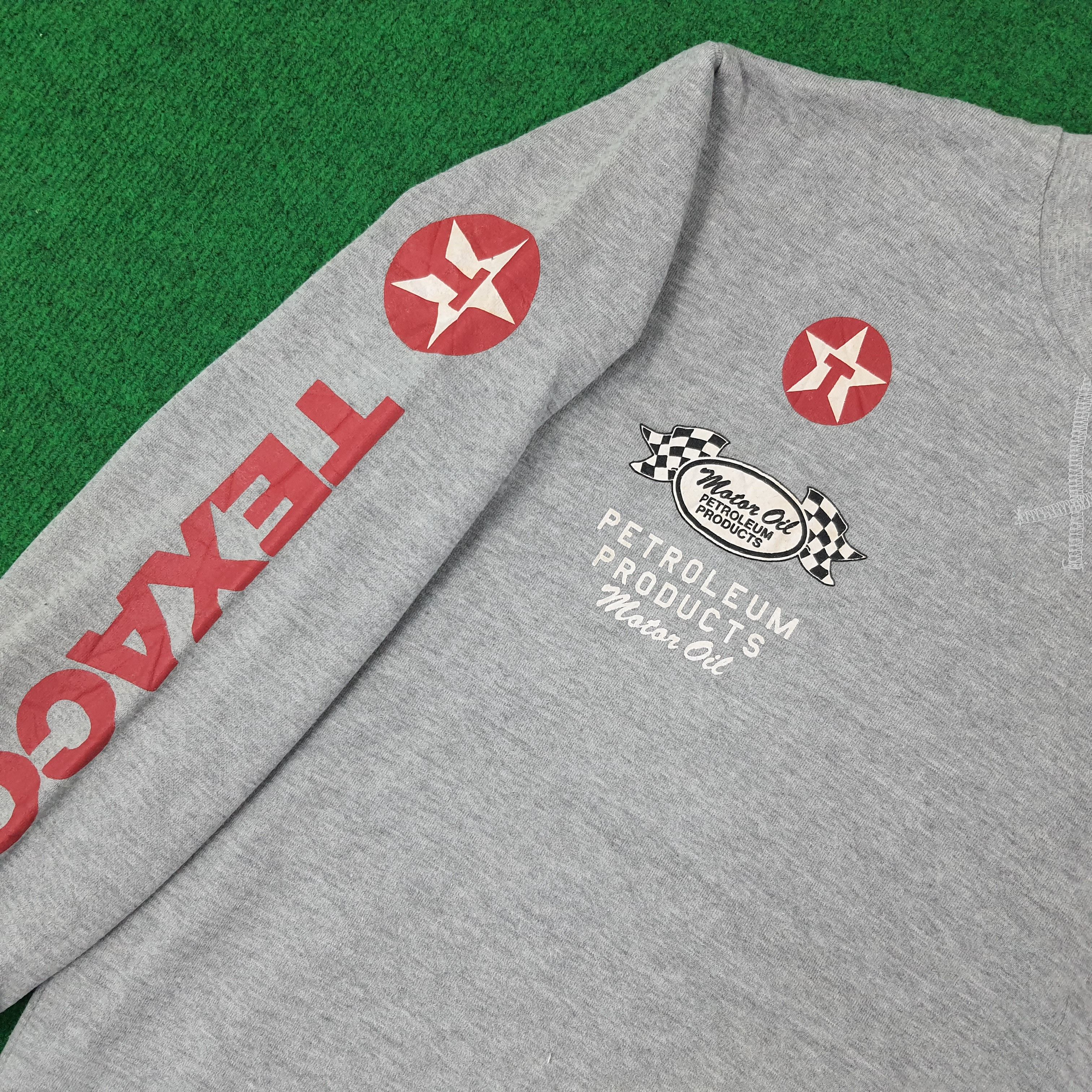 Vintage Vintage TEXACO American Oil and Gas Sweatshirt C266N8 Size US M / EU 48-50 / 2 - 2 Thumbnail