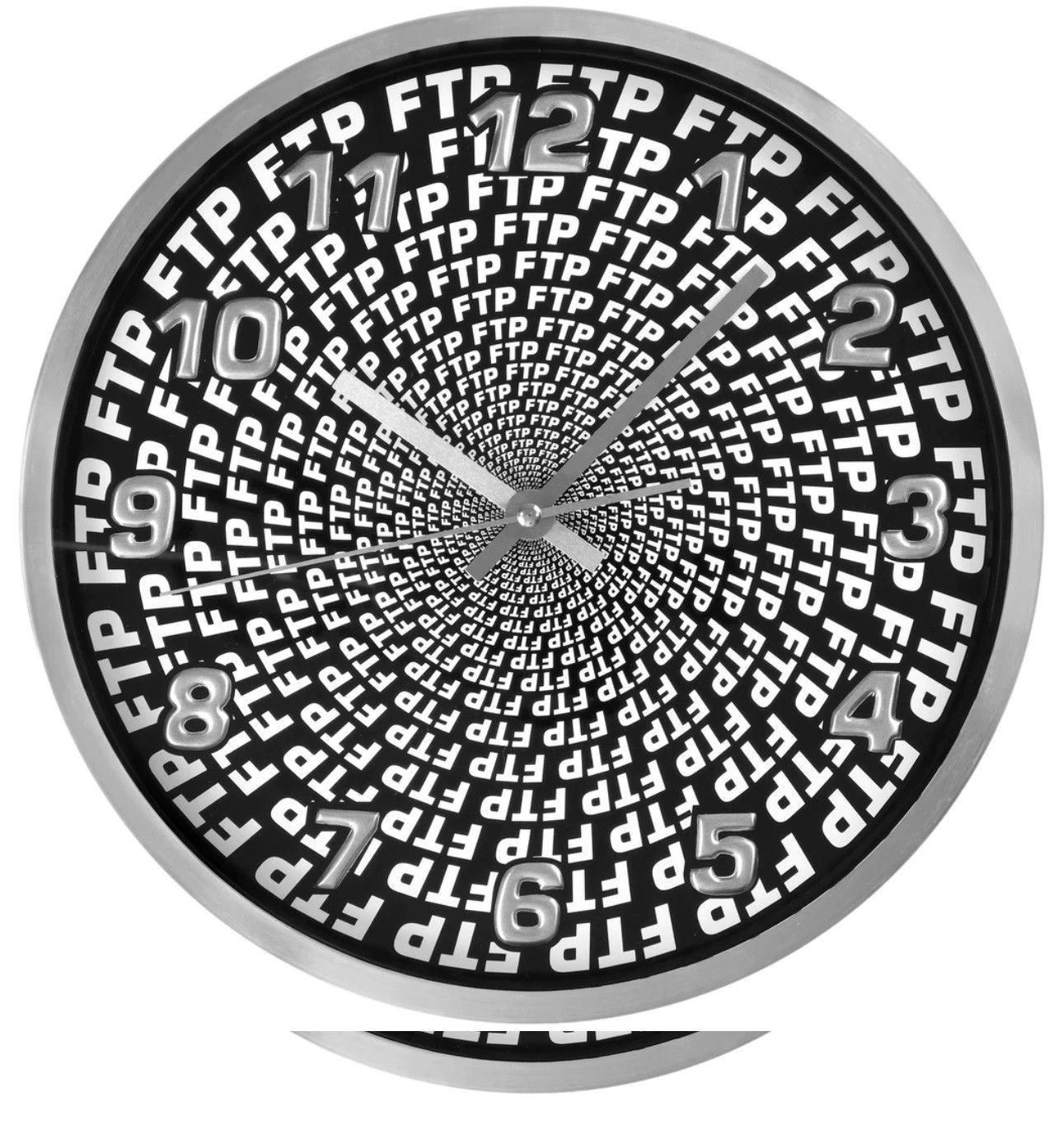 Fuck The Population FTP Spiral Wall Clock Size ONE SIZE - 2 Thumbnail