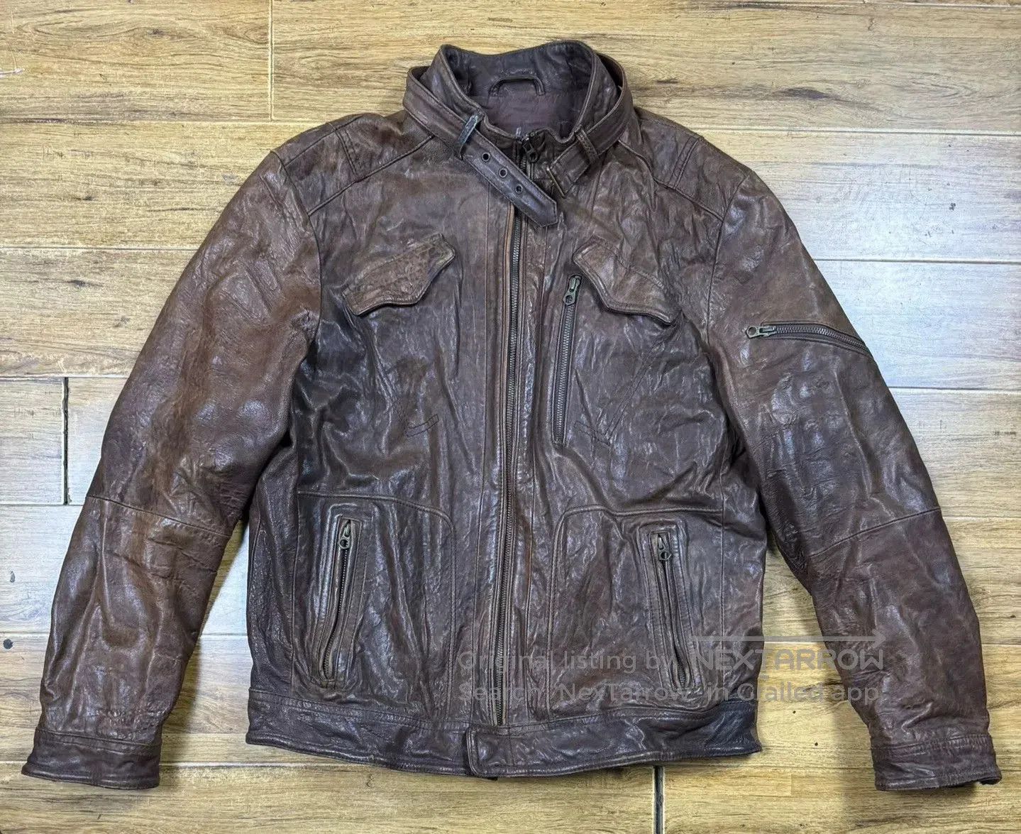 Polo Ralph Lauren Ralph Lauren Brown Leather Jacket. Size US L / EU 52-54 / 3 - 1 Thumbnail