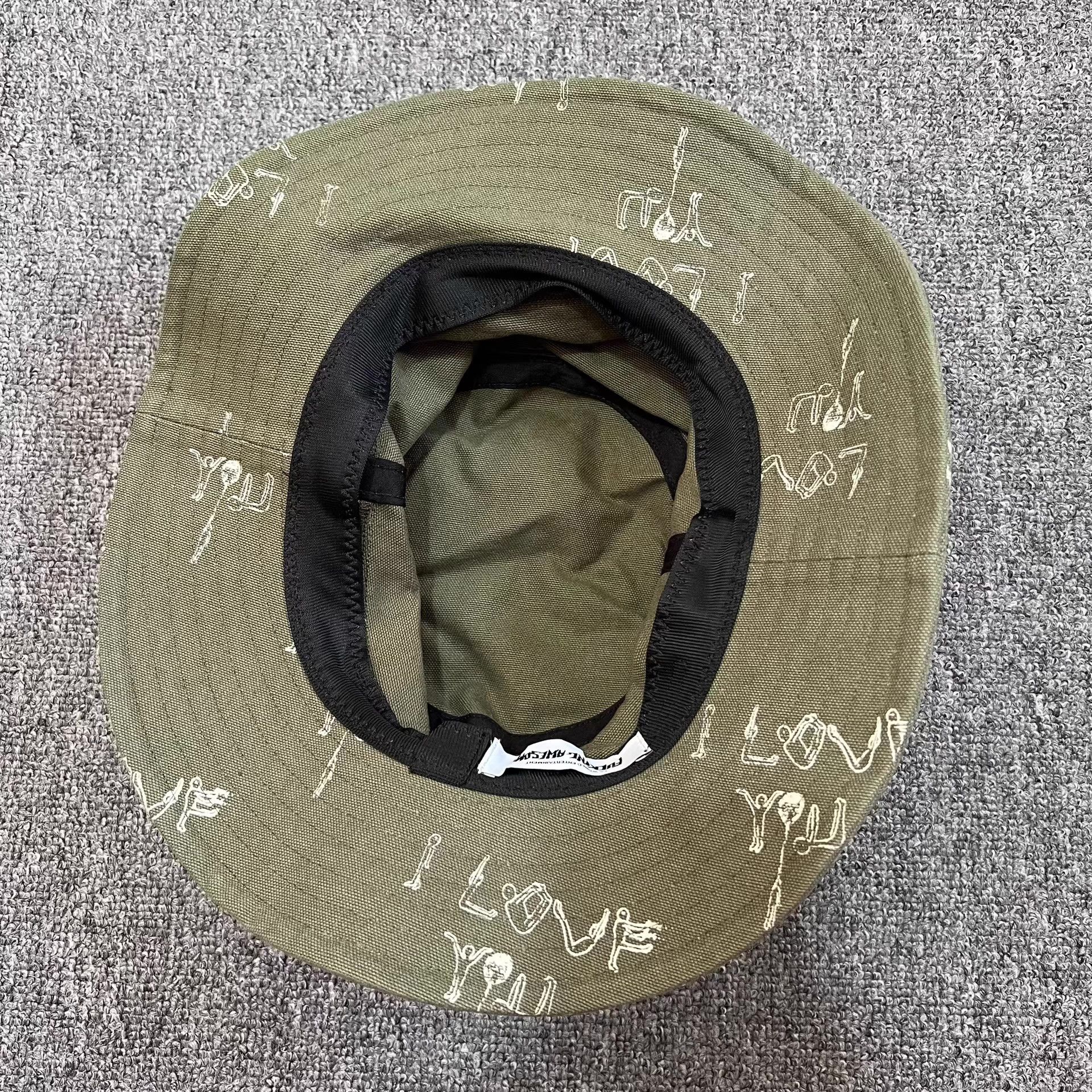 Fucking Awesome Fucking Awesome I Love You Bucket Hat Q7 Size ONE SIZE - 4 Thumbnail