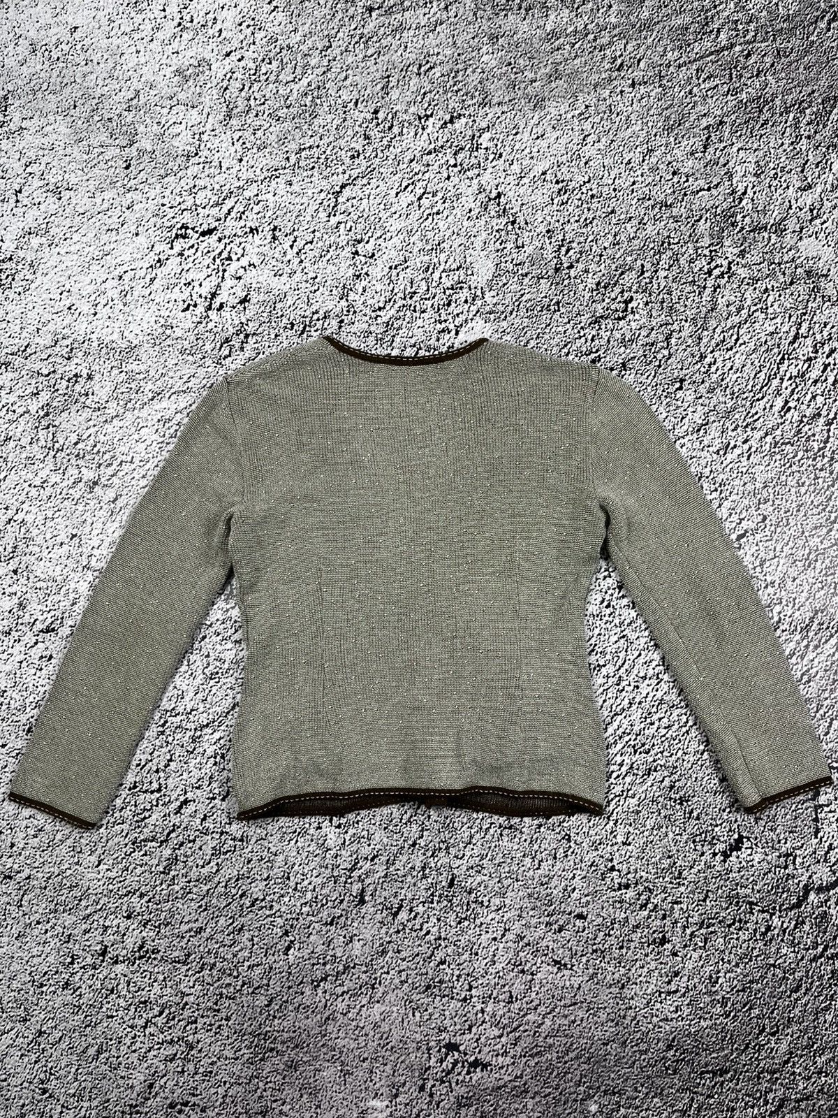 Escada Vintage Y2K Escada Lana Wool Sweater Button Ups Cardigan Size S / US 4 / IT 40 - 5 Thumbnail